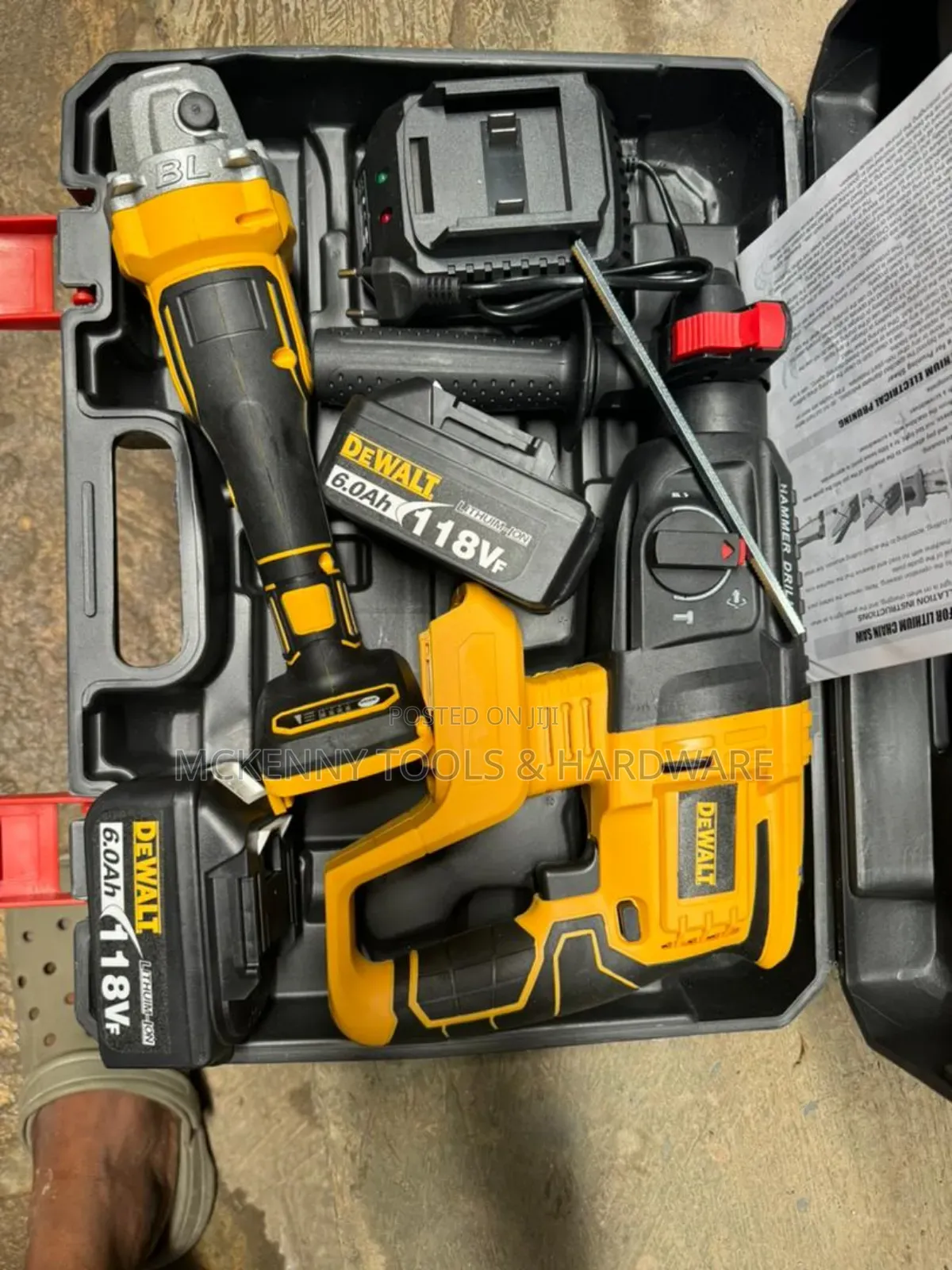 Dewalt 2 in 1 Cordless Rotary Hammer and Grinder