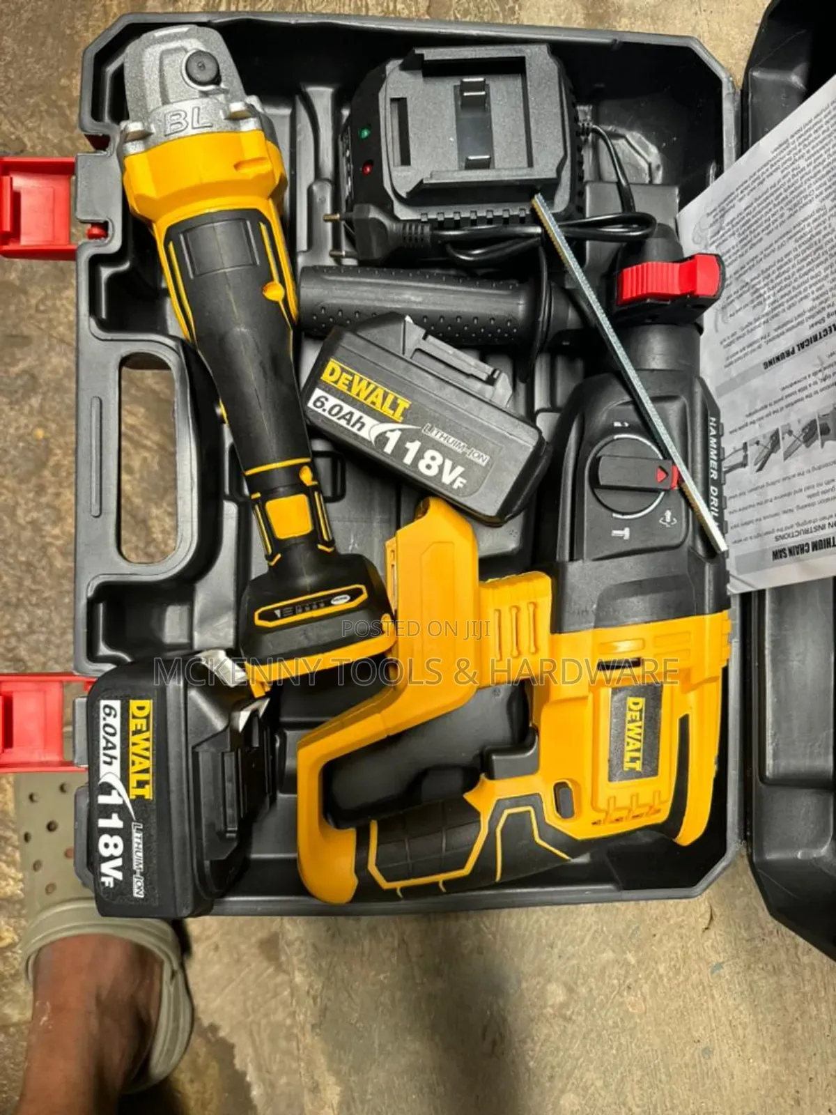 Dewalt 2 in 1 Cordless Rotary Hammer and Grinder