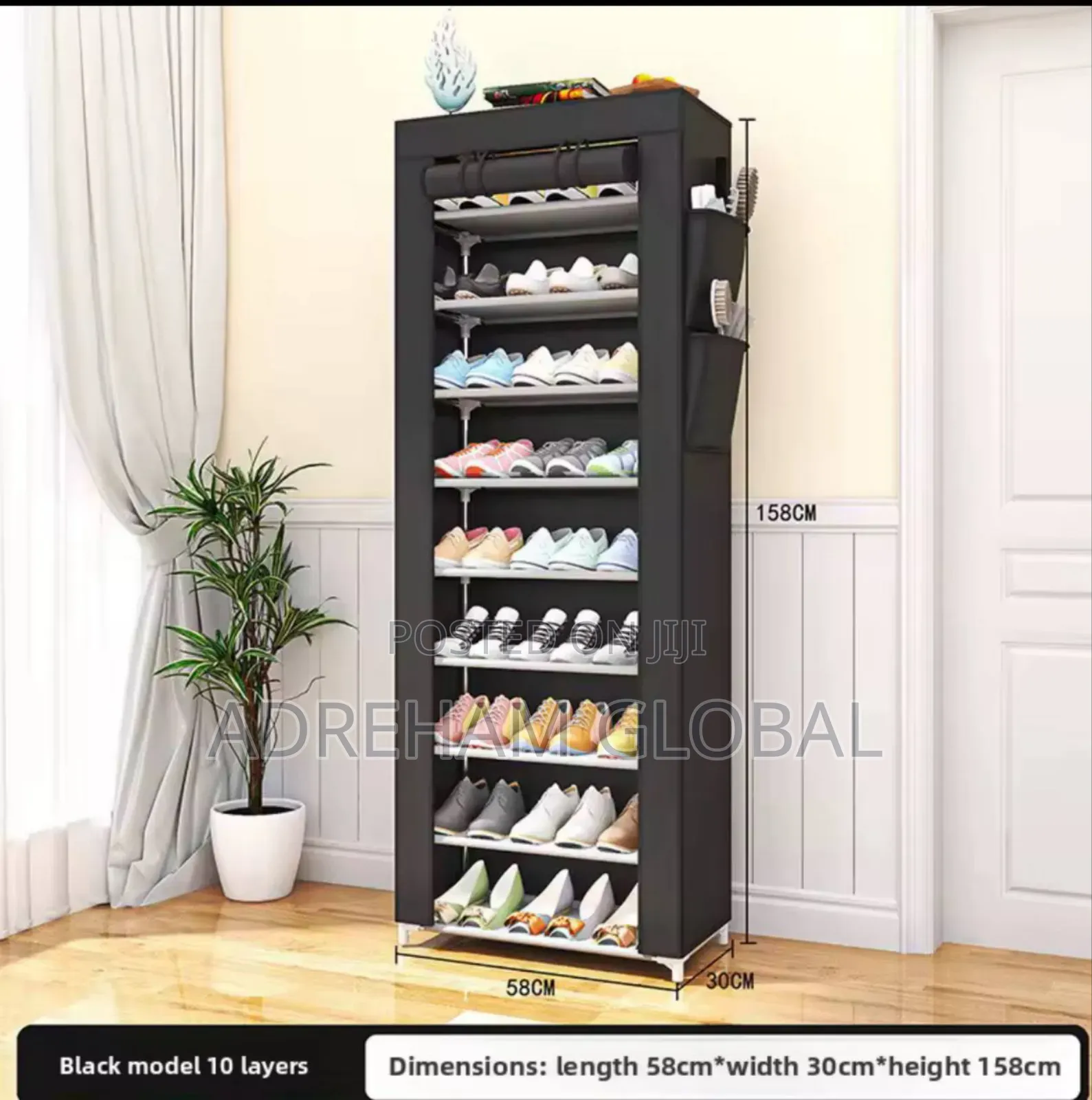 Dustproof Shoe Rack Organizer Multilayer Shoes Storage