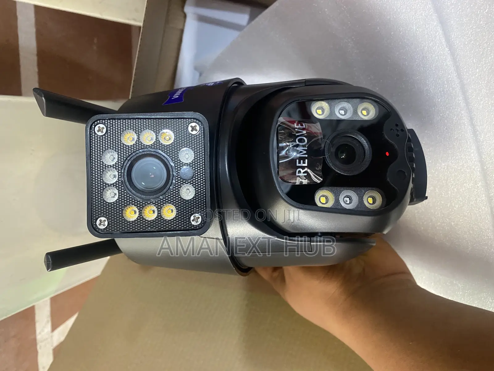 Dual Lens Solar PTZ Camera + Free Memory Card A
