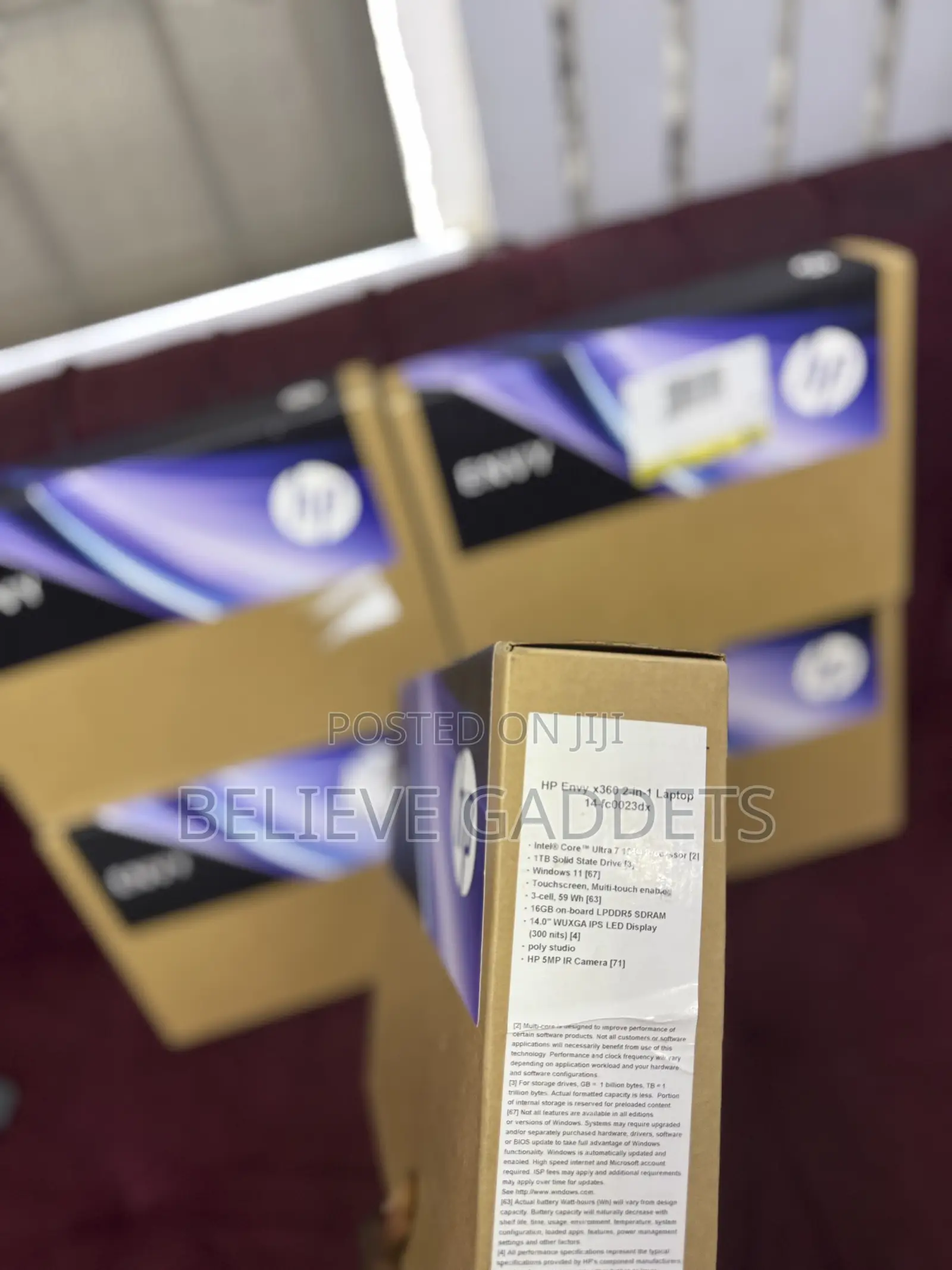 New Laptop HP Envy 14 16GB Intel Core Ultra 7 SSD 1T