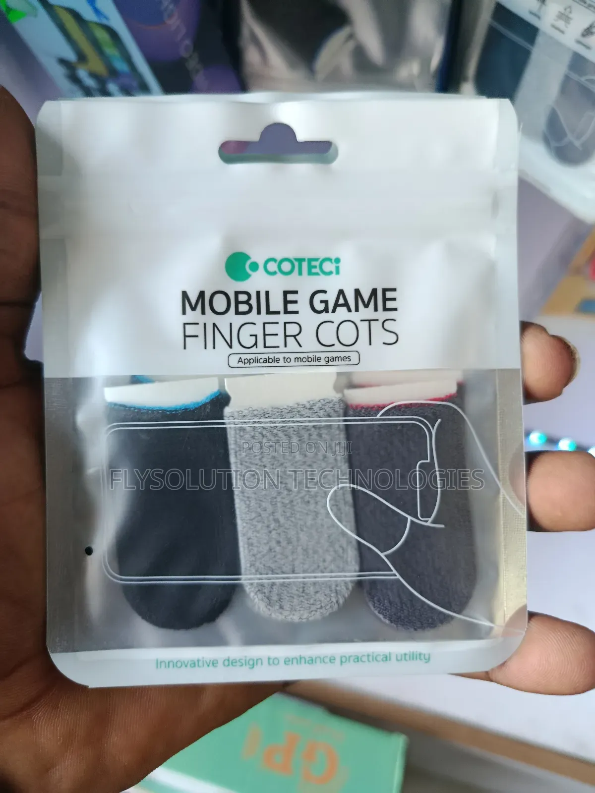 Coteetci Mobile Game Finger Cots Thumbsleeve 3 Pairs