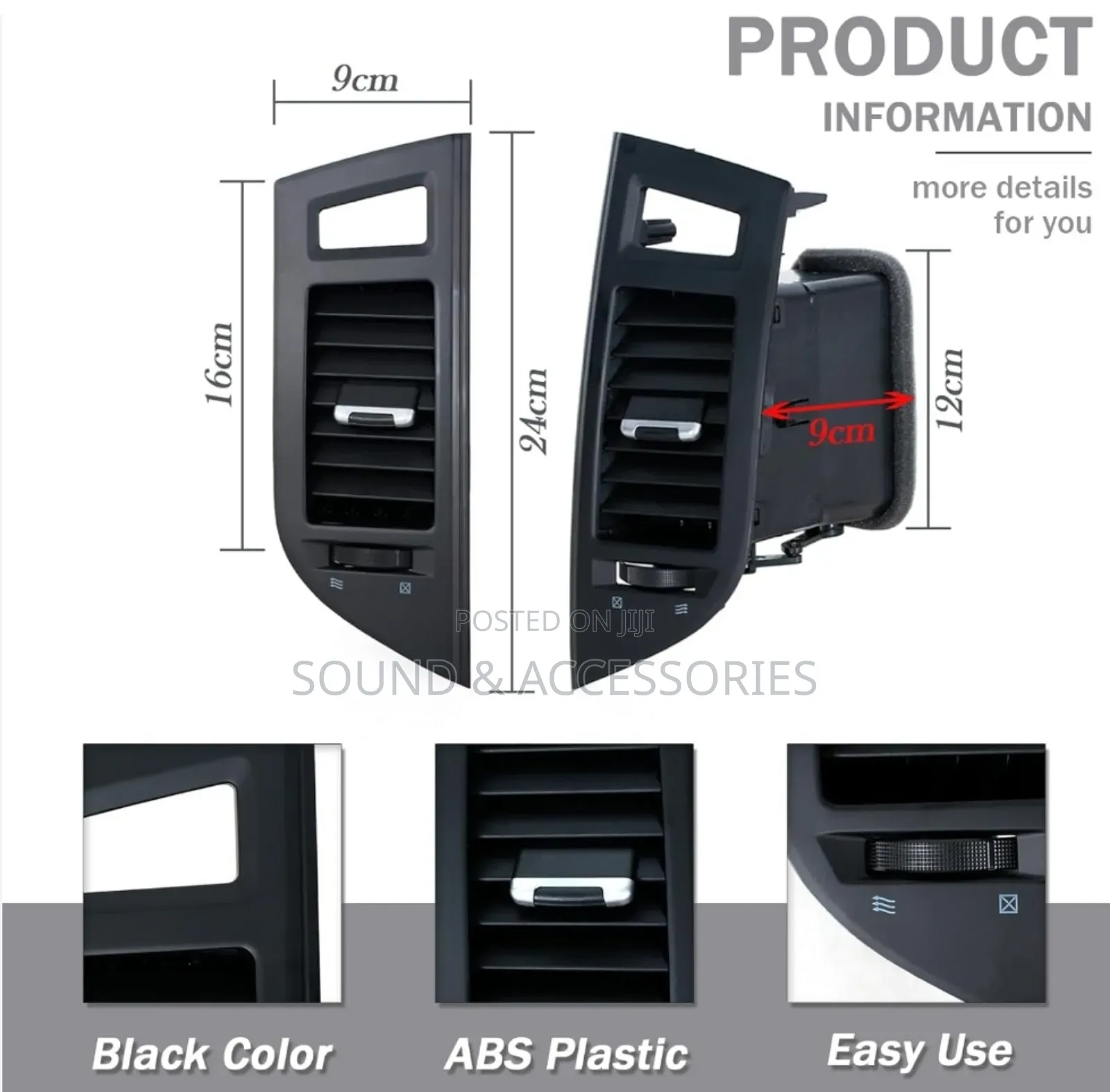 Mitsubishi Pajero Montero V87/93/95/97/98 07-22 a/C Air Vent