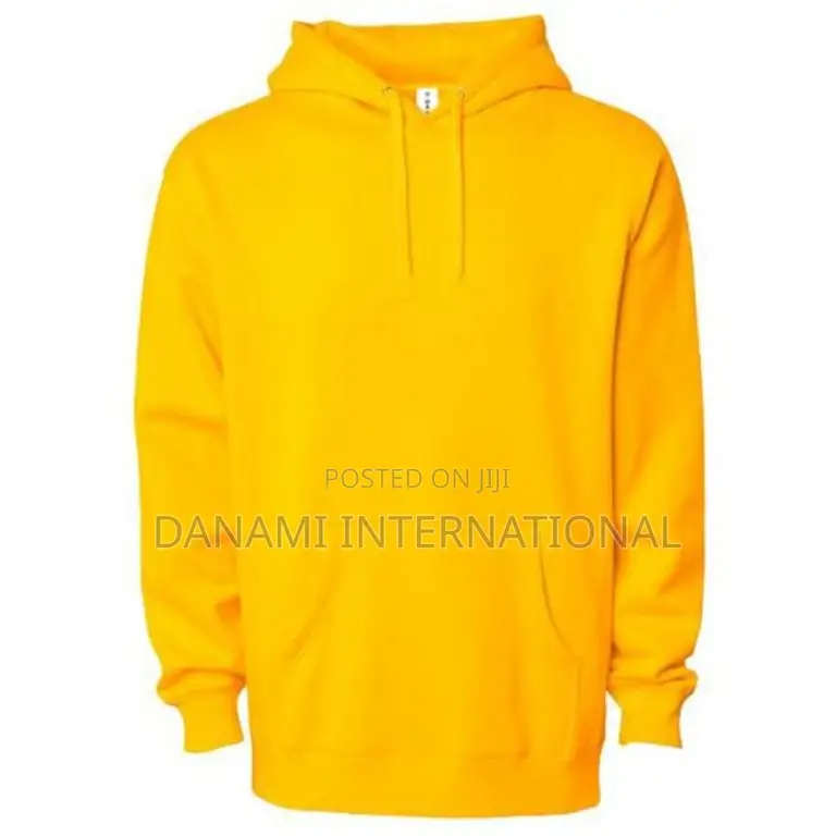 Danami Plain Hoodie- Yellow