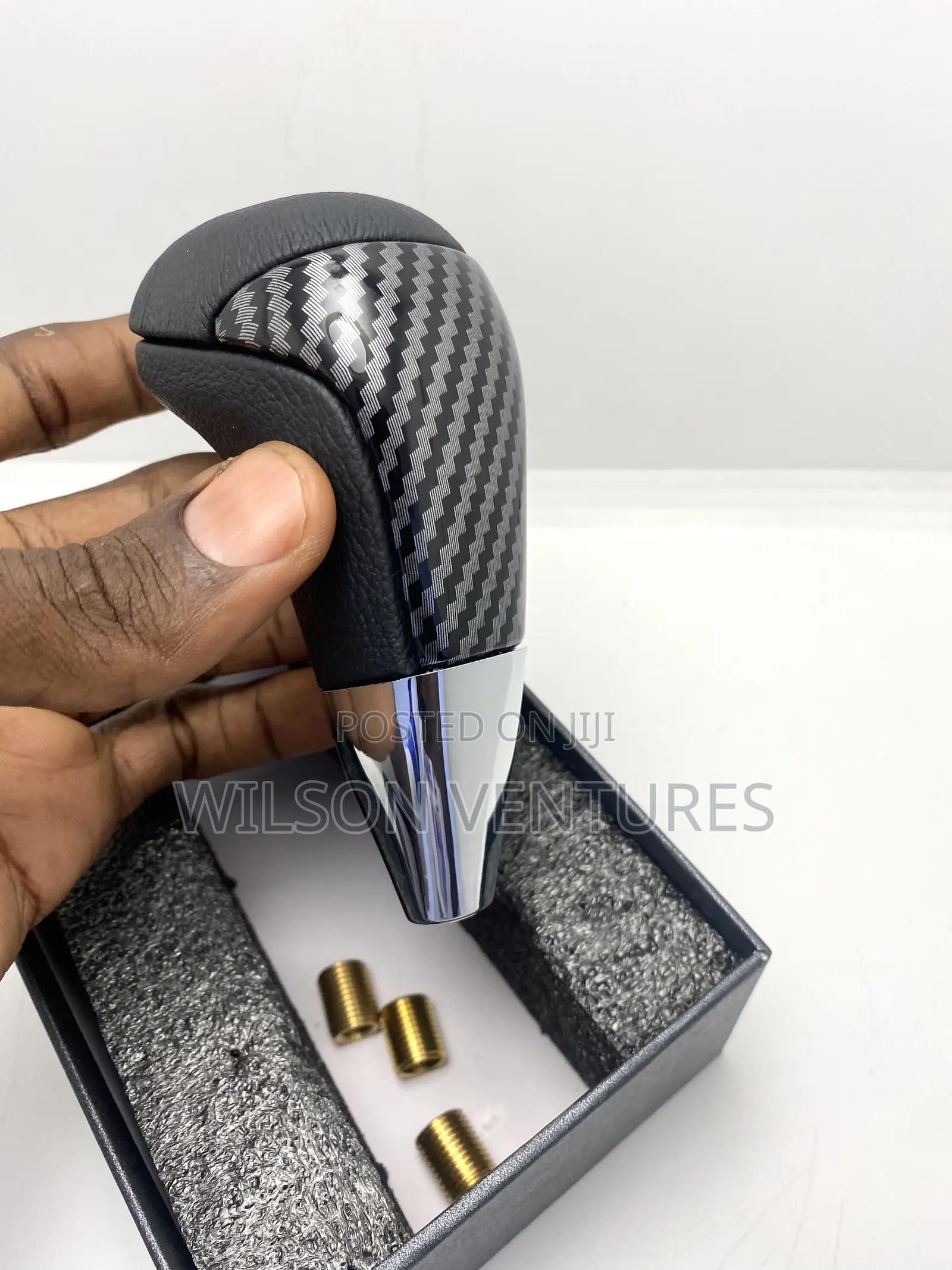 Carbon Fiber Universal Adjustable Gear Shift Knob