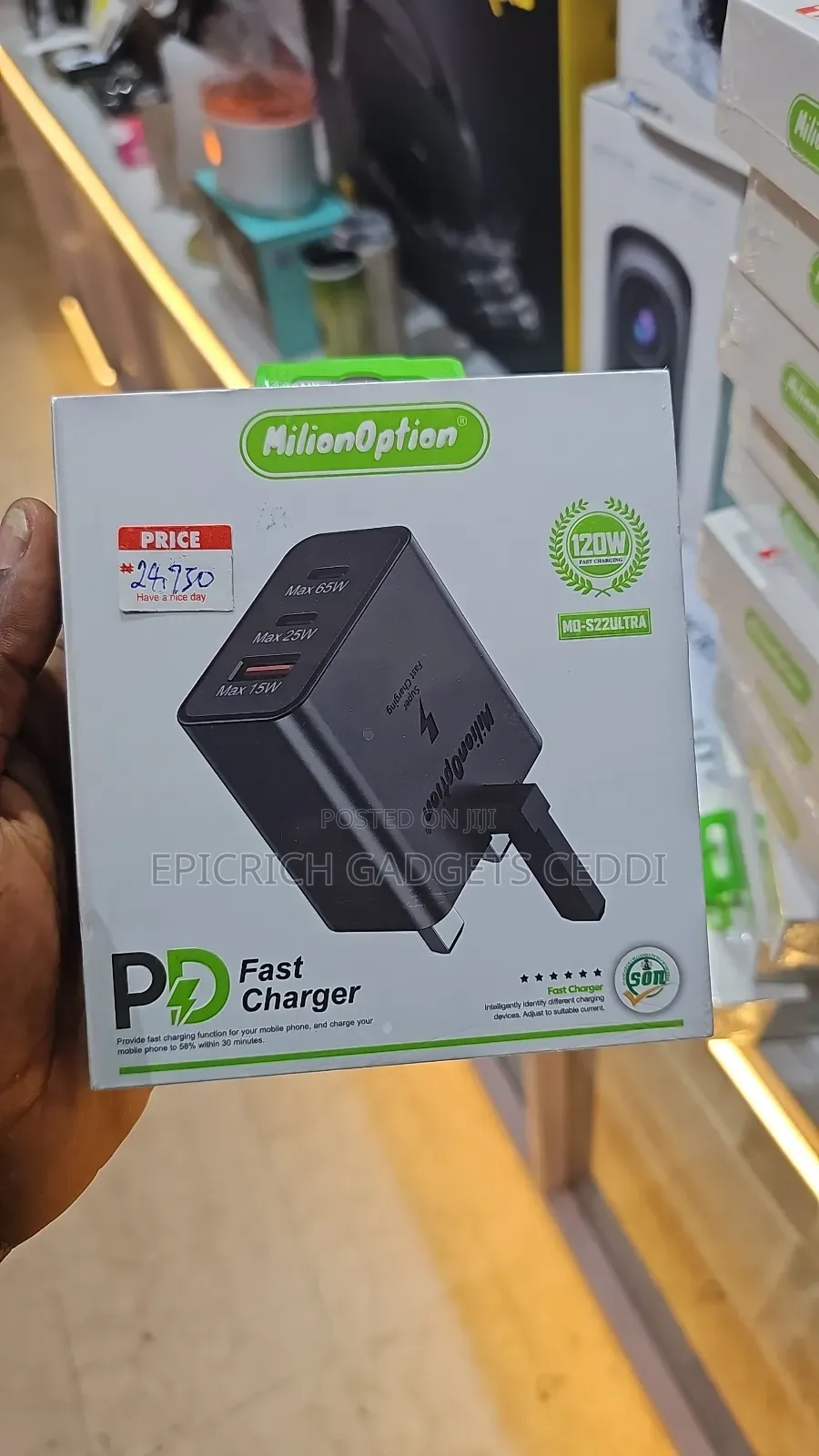 120w Pd Charger With Dual Super Fast Charging Ports