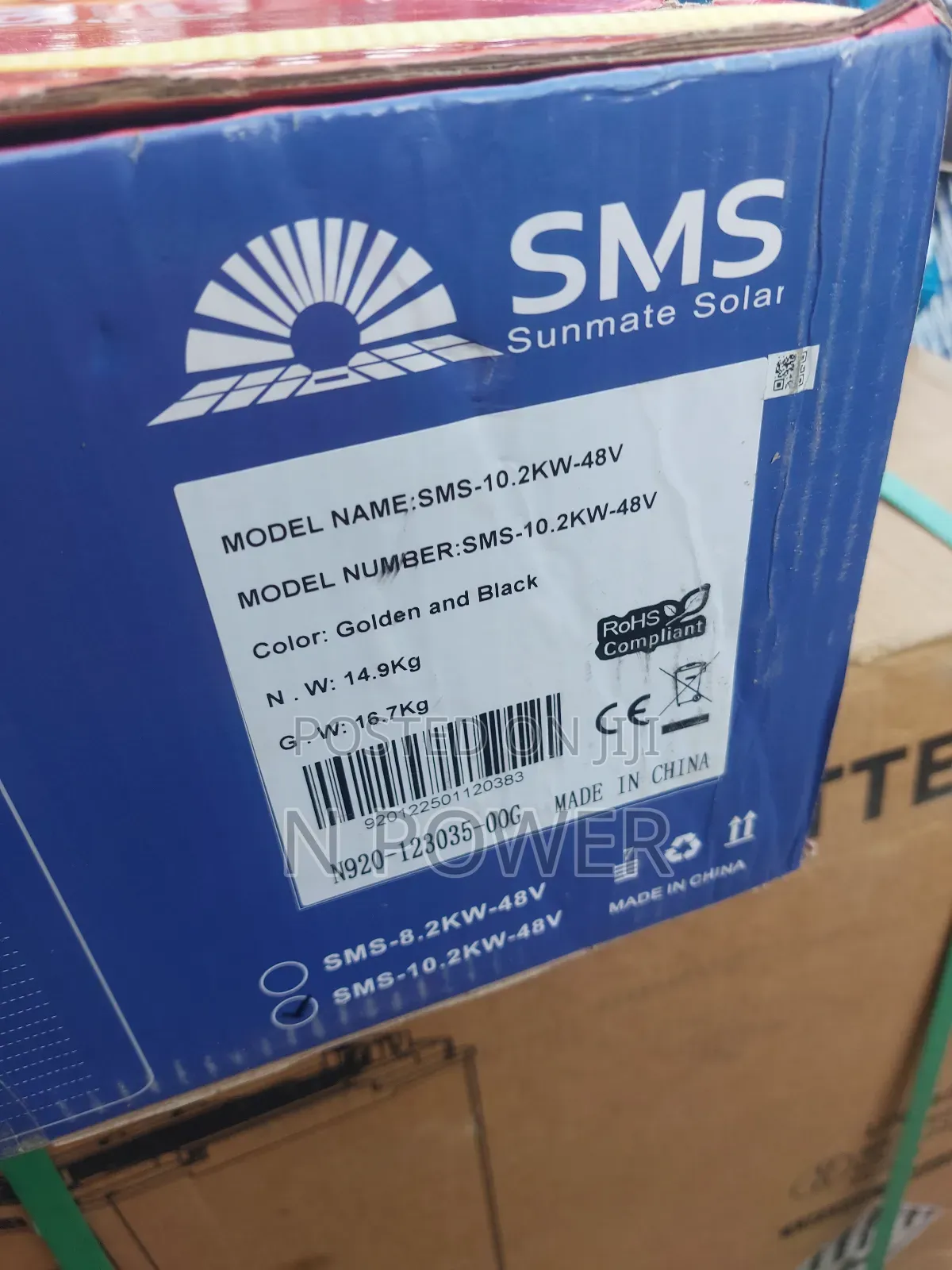 SMS Hybrid Inverter 10.2kva 48v