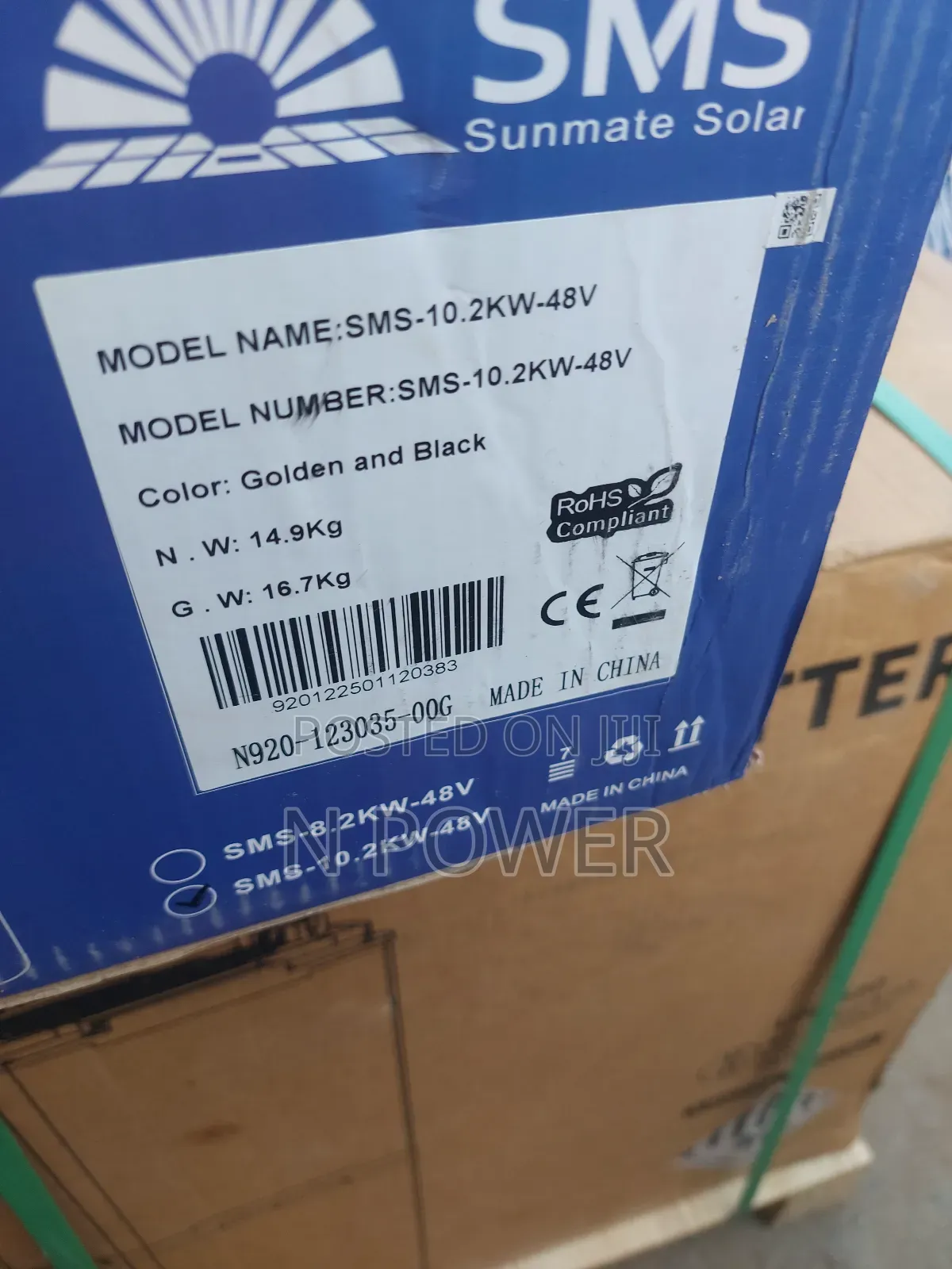 SMS Solar Hybrid Inverter 10.2kva 48v