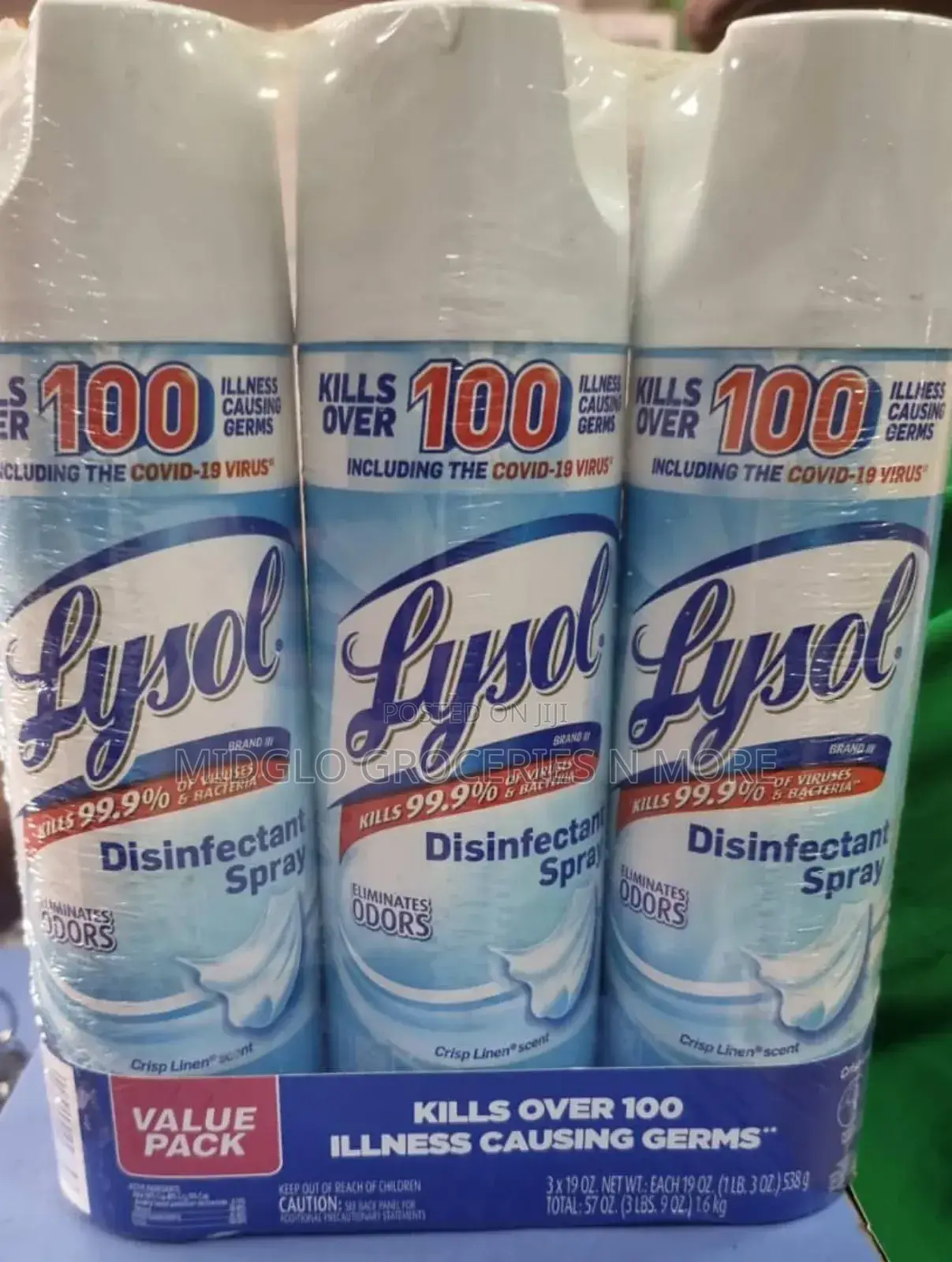 Lysol Disinfectant Spray 3 in a Pack