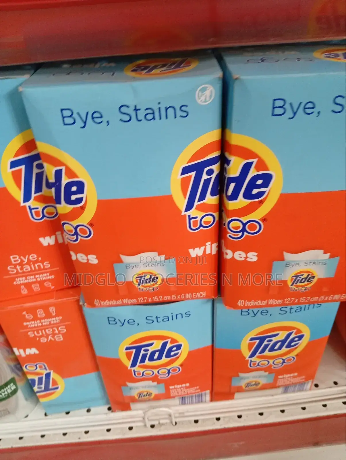 Tide to Go Bye Stain Wipes