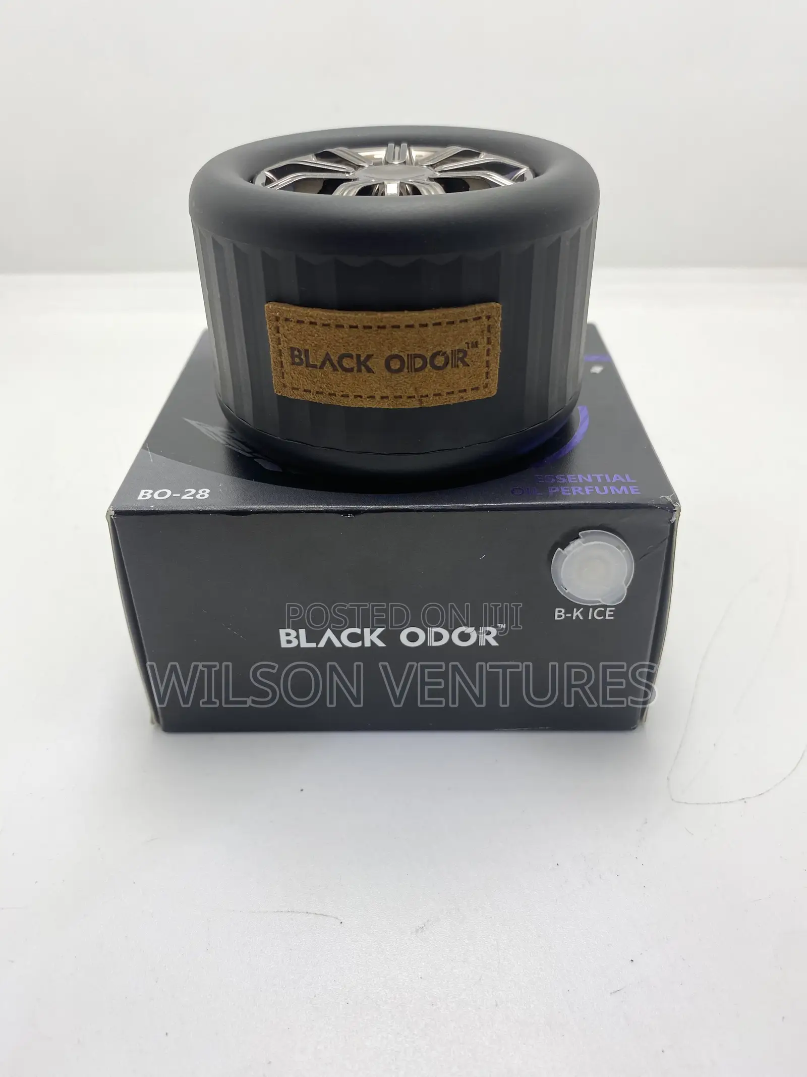 Black Odor Lucky Wheel Car Airfreshner