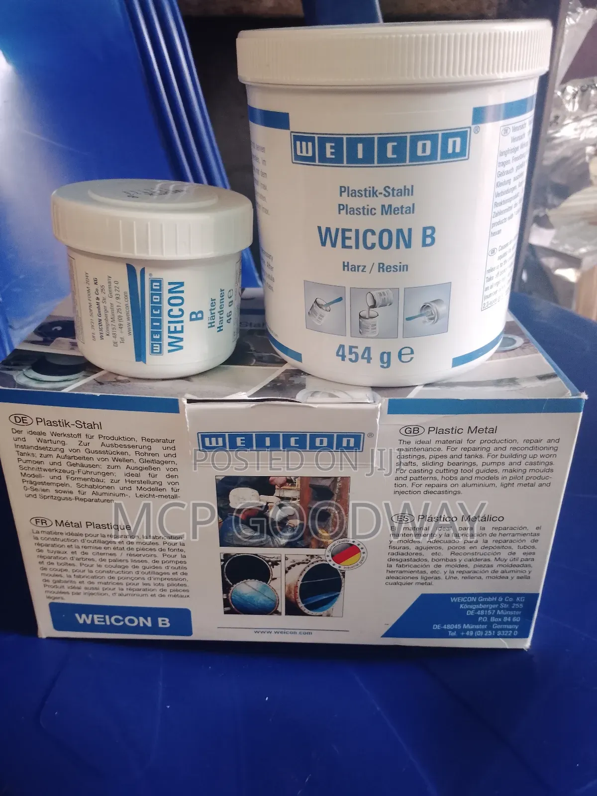 Weicon Plastic Metal Putty Liquid B