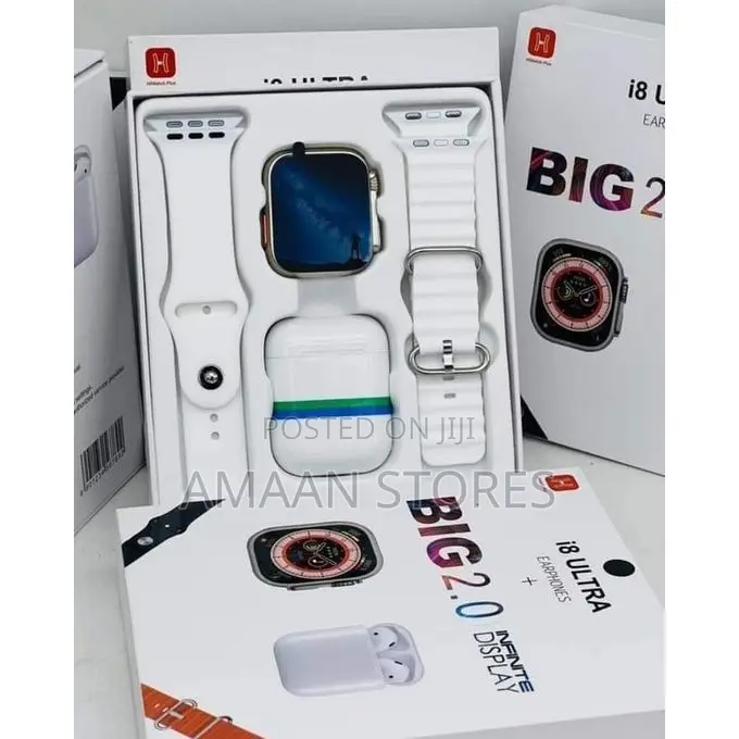 I8 Ultra Smartwatch With Earbuds 2.0