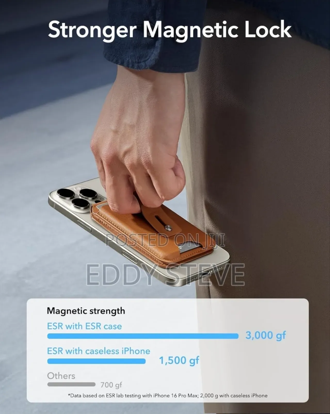 Esr for Magsafe Wallet With Magnetic Geo iPhone Wallet
