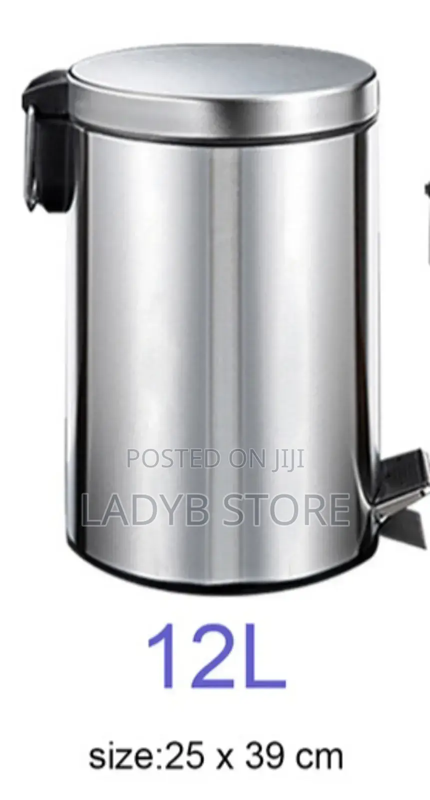 12l Stainless Steel Bin