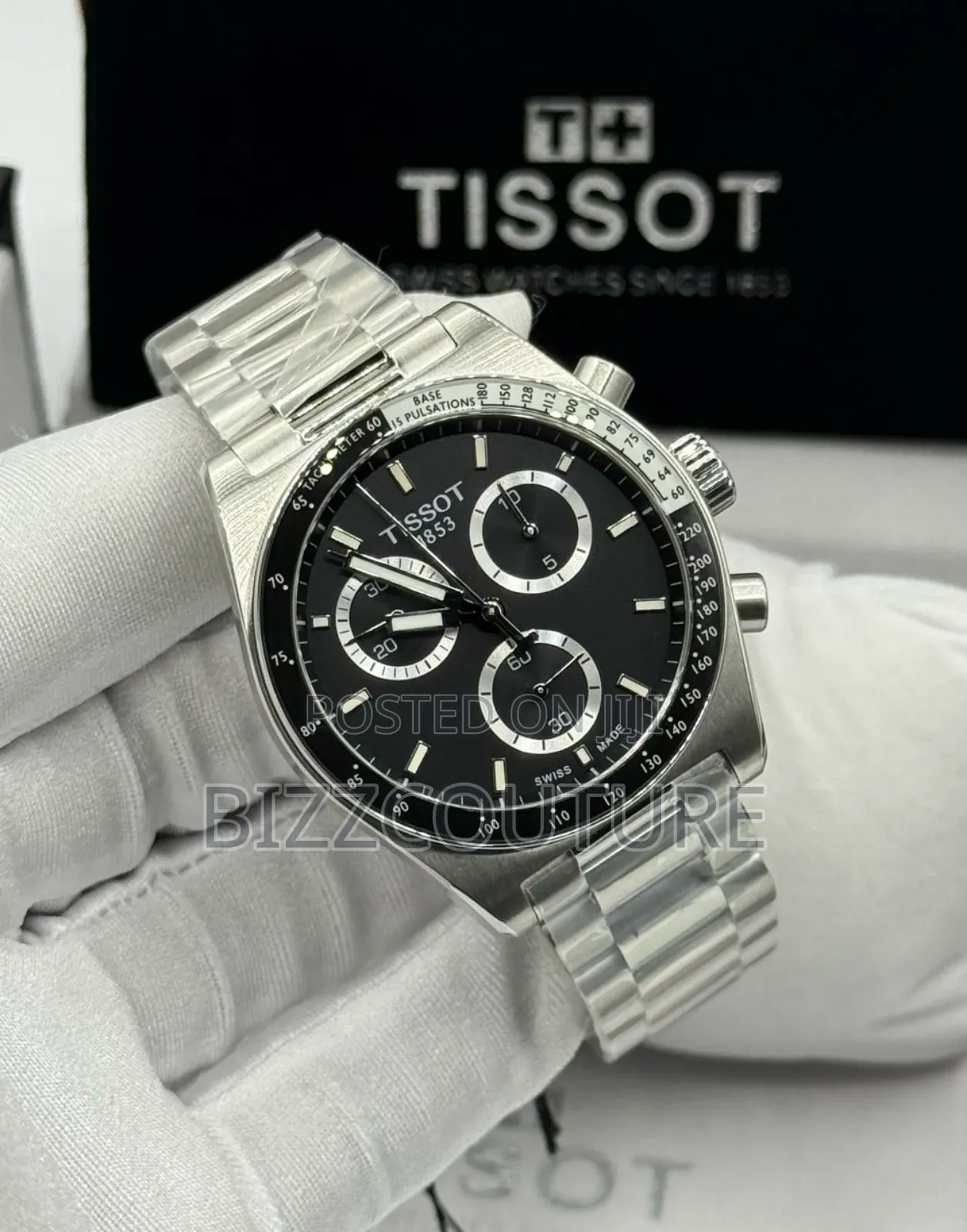 Original Tissot 1853 Silver Stainless Steel Bracelet Watch