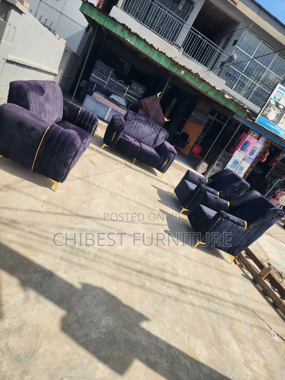 Classic and Modernized Set of Seven Seaters Sofa.