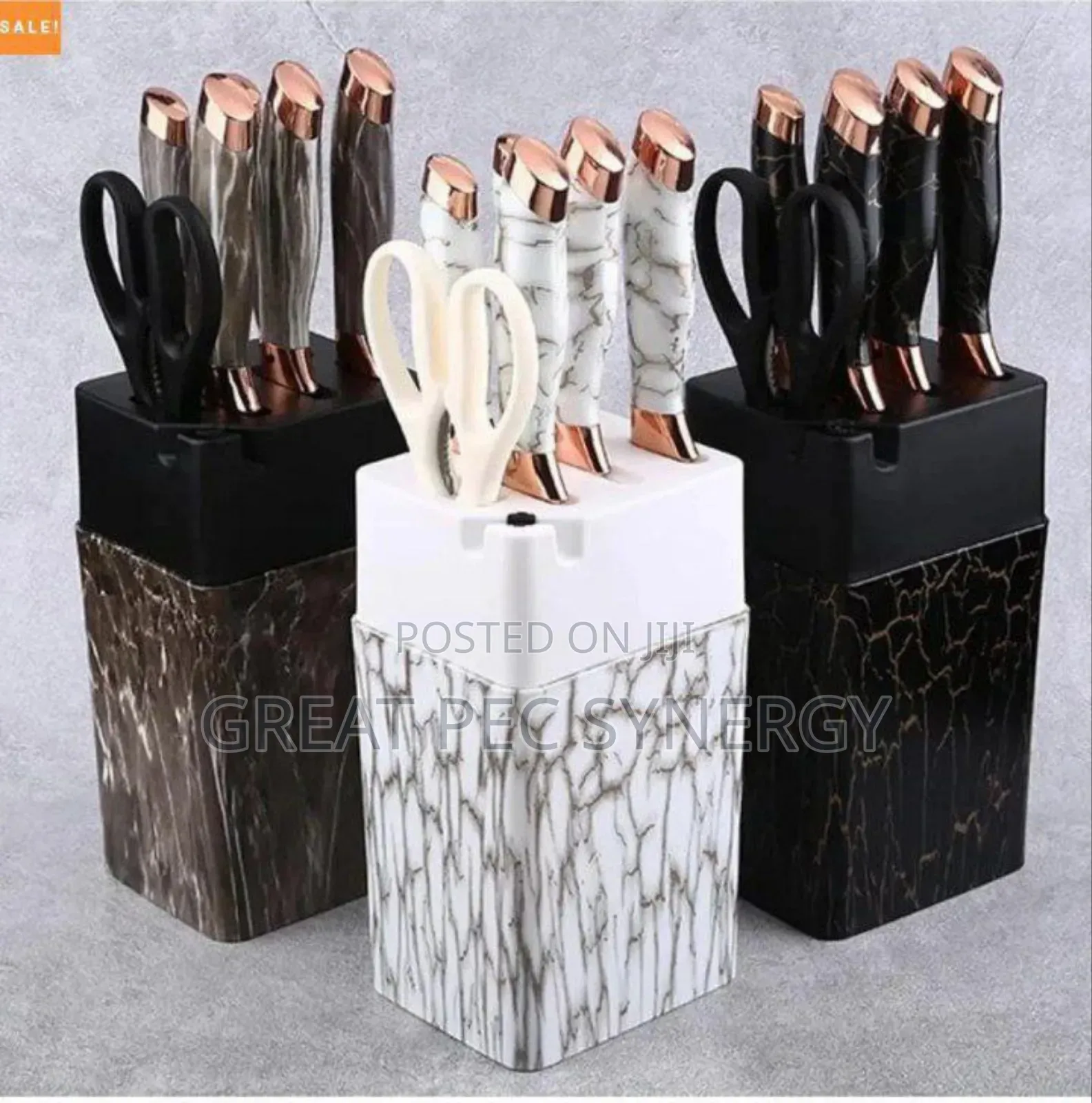 7 Pieces Non Stick Knife Set