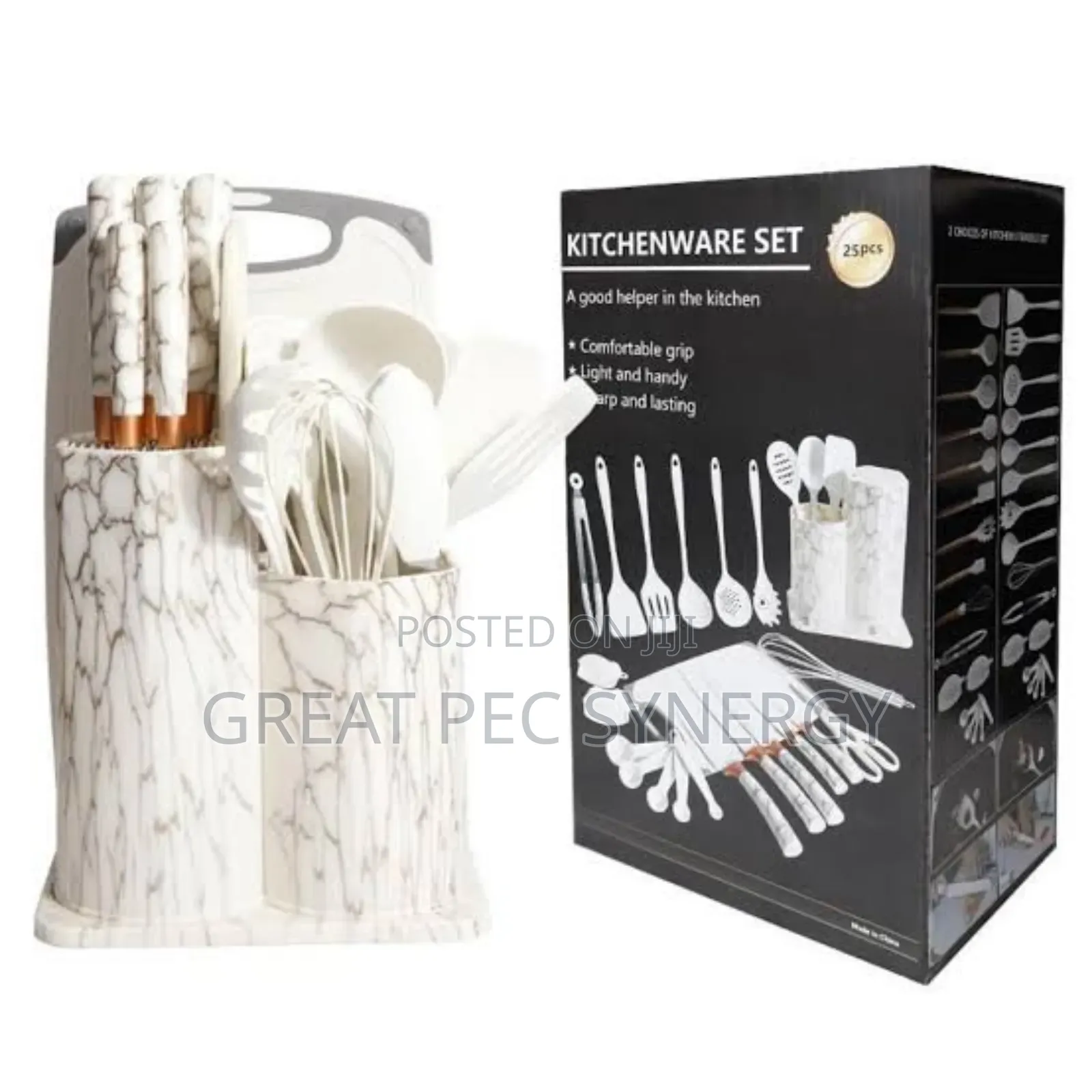 25 Pieces Set of Kitchenware Set With Spons and Knives