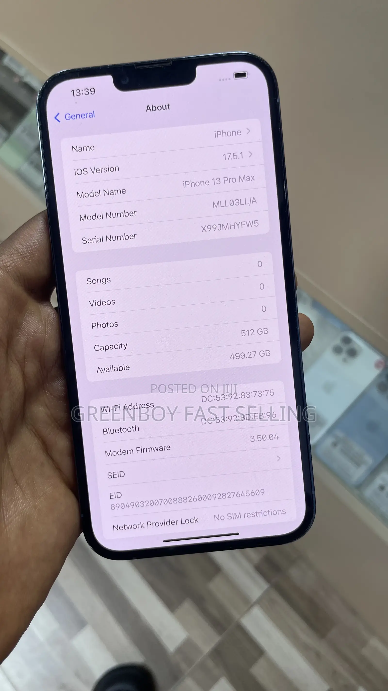 Apple iPhone 13 Pro Max 512 GB Blue