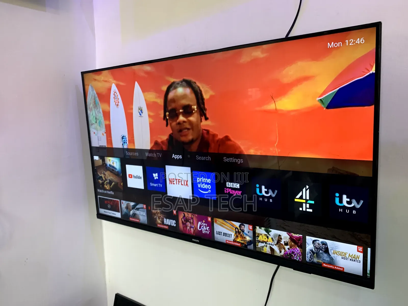Philips Smart Tv 43inches Frameless