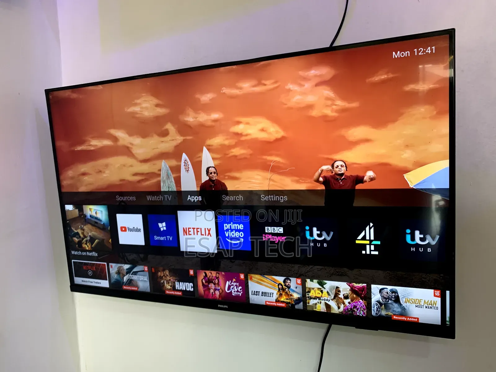 Philips Smart Tv 43inches Frameless
