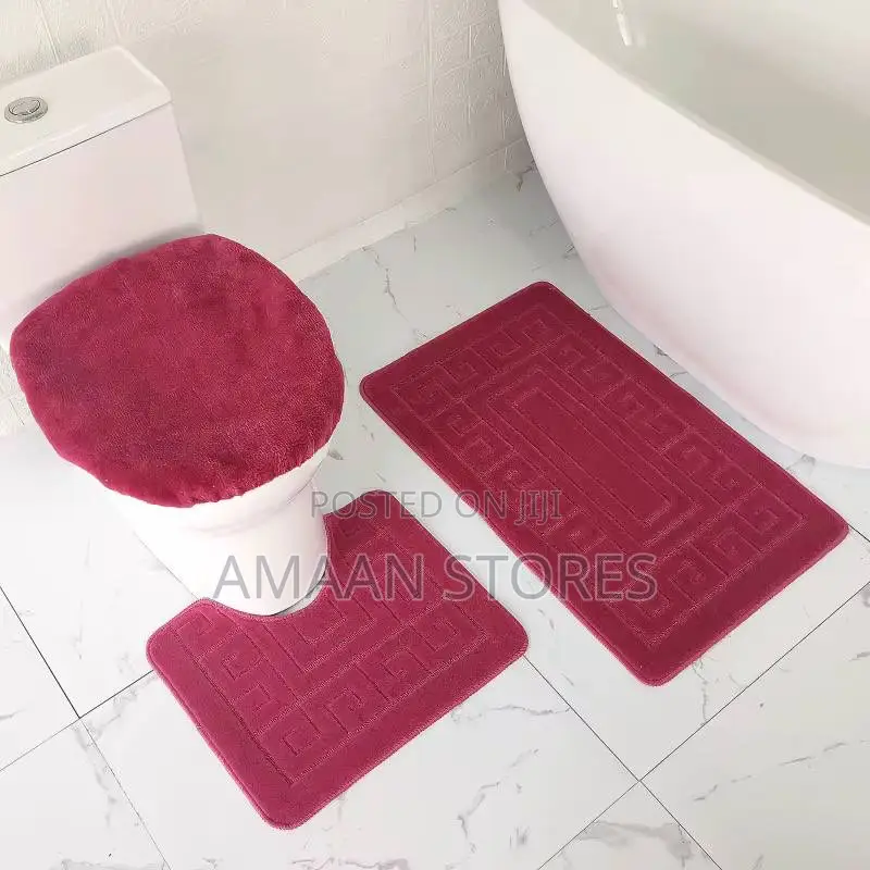 3 in 1 Toilet Mat — Anti-Slip, Soft Durable