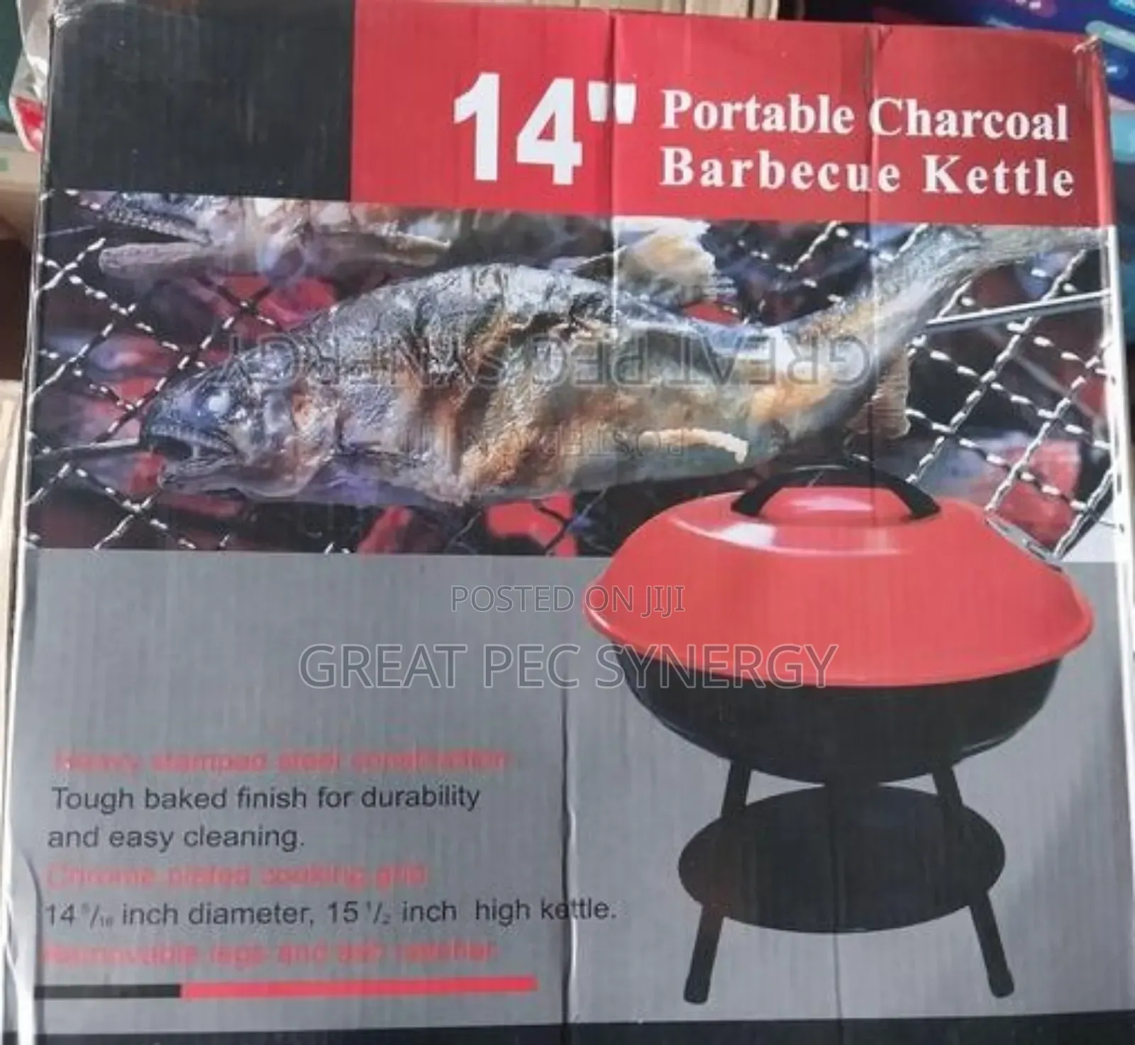 Portable Charcoal Barbecue Grill