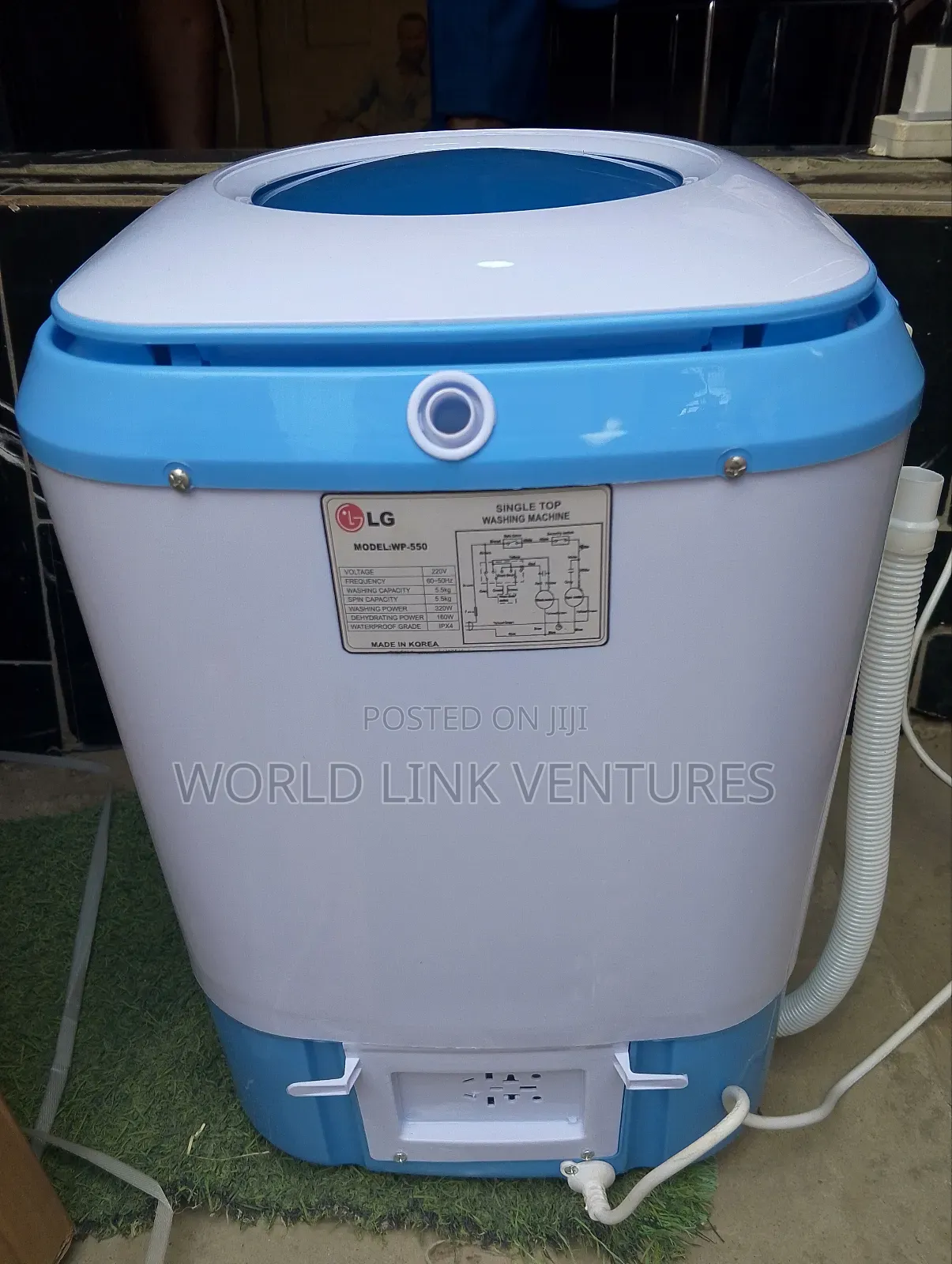 Lg 5.5 Kg Single Top Washing Machine Easy to Operate