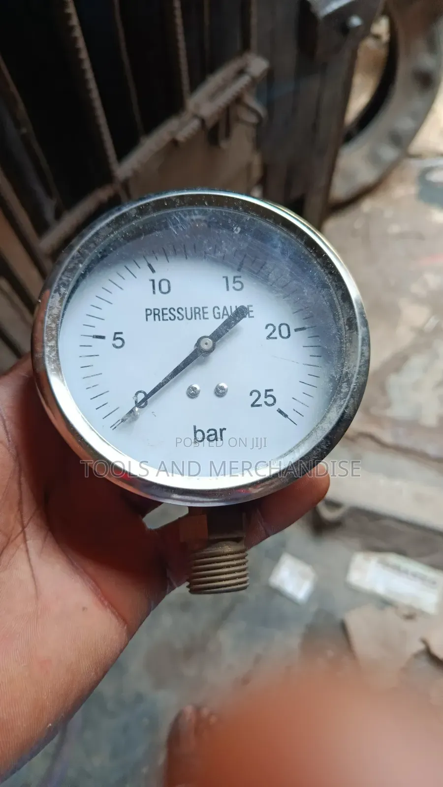 Pressure Guage Stainless Steel 4" Diameter