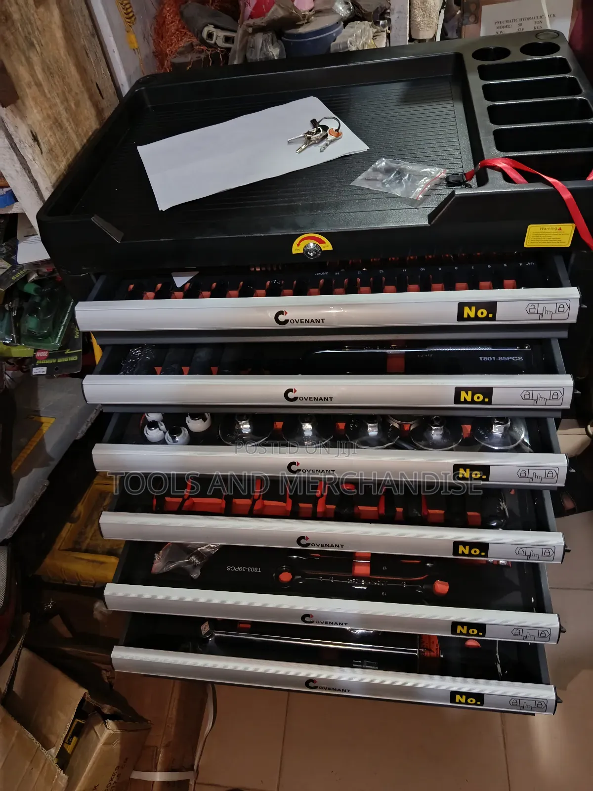 7 Drawer Tools Box With Kit (Heavy Duty)