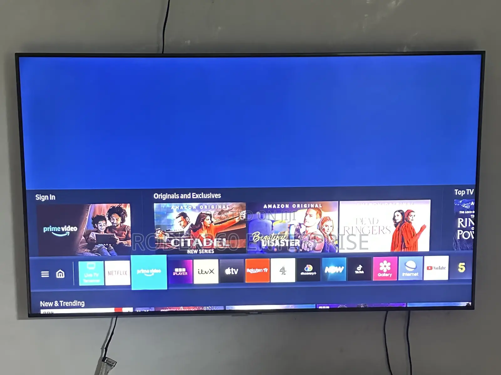 55-Inch Samsung Smart Tv Tu Model for Sale