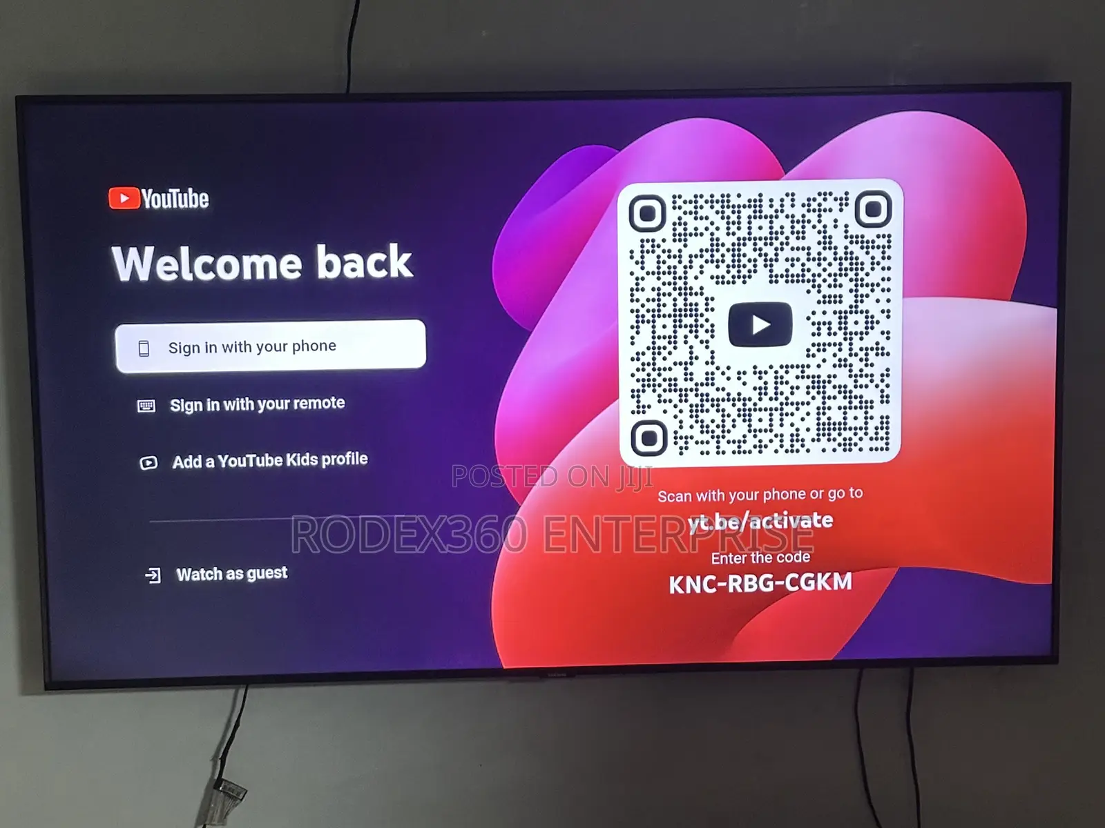 55-Inch Samsung Smart Tv Tu Model for Sale
