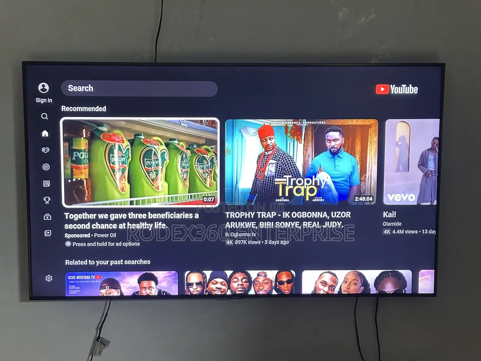 55-Inch Samsung Smart Tv Tu Model for Sale