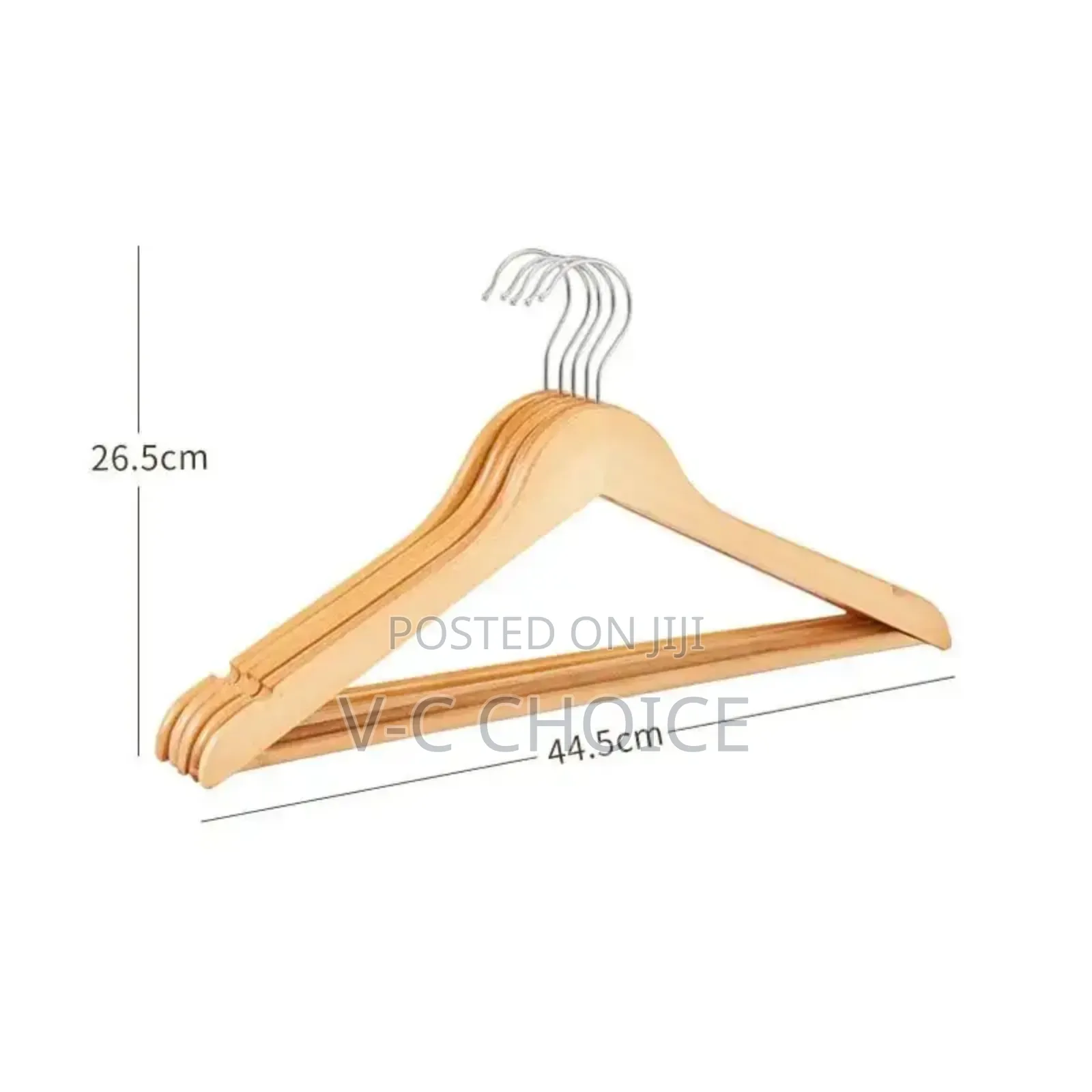 10pcs Solid Wood Hanger Adult Clothes Hanging Storageclothes