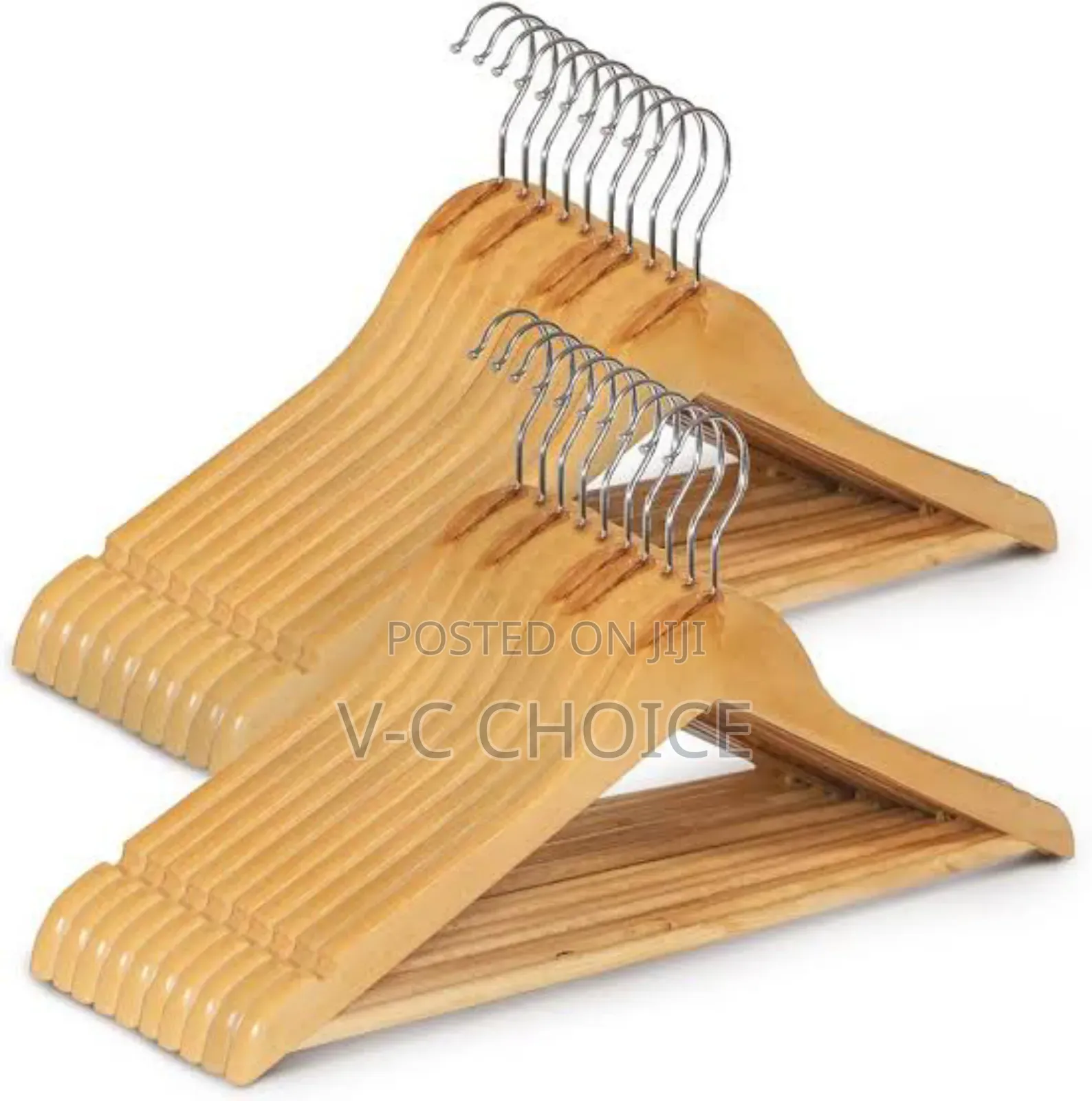 10pcs Solid Wood Hanger Adult Clothes Hanging Storageclothes