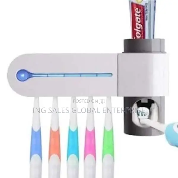 3 in 1 Toothbrush Holder and Sterilizer - Dispenser