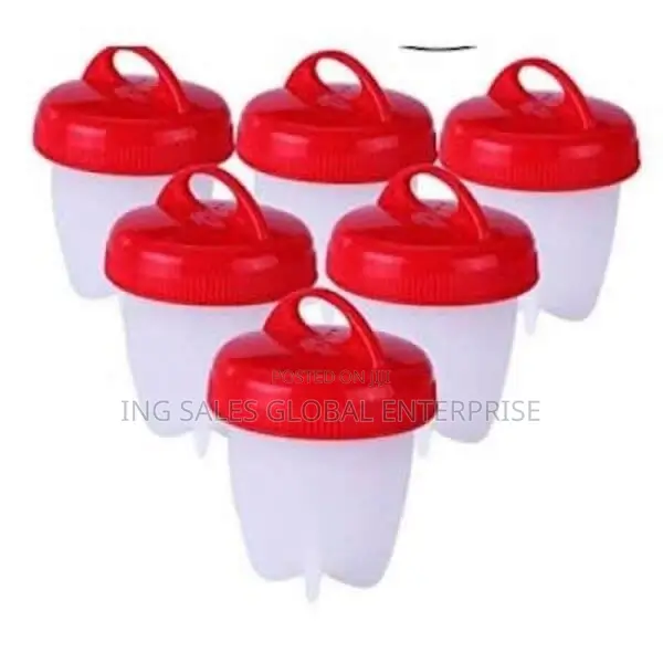 Silicon Egg Cooker - 6 Pieces