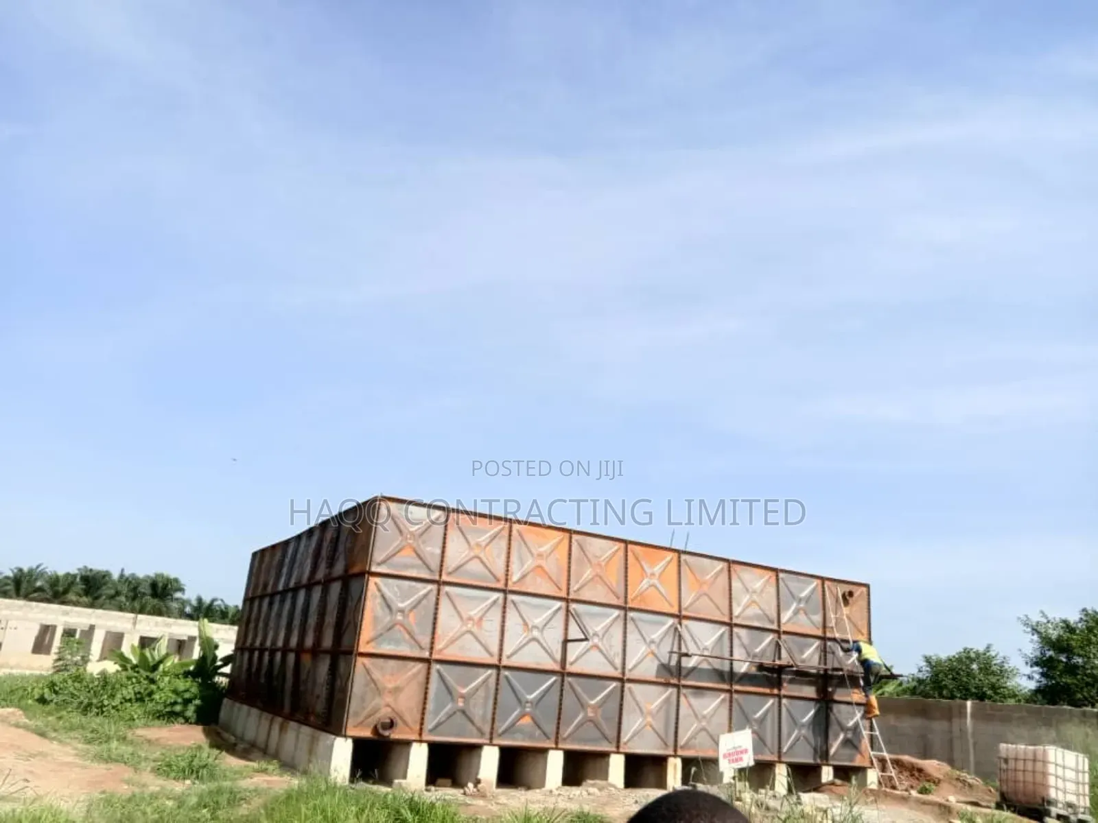 Pressed Steel Water Storage, Braithwaite 450,000 LTRS
