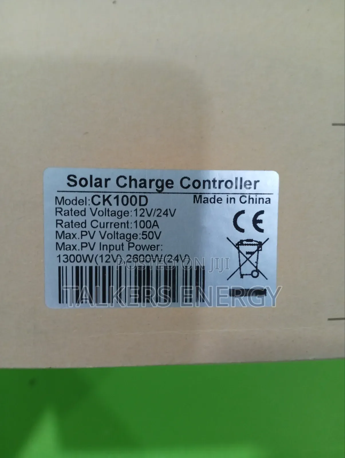 Solar Charge Controller PWM 12v/24v 100a (Ck) Series