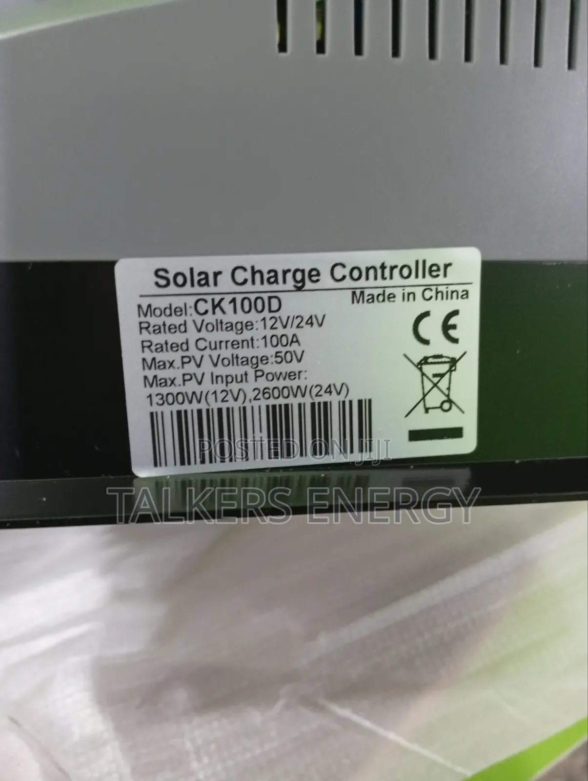 Solar Charge Controller PWM 12v/24v 100a (Ck) Series