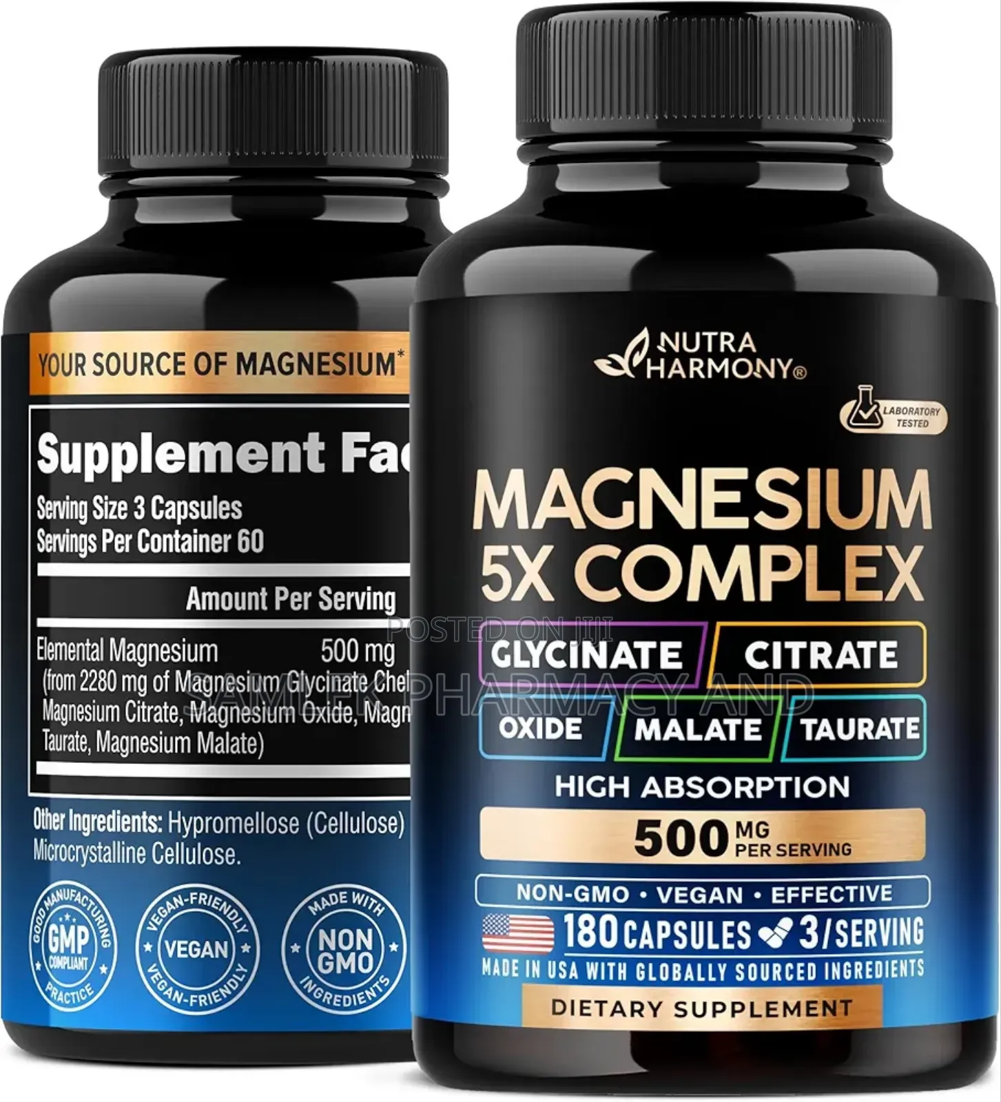Magnesium Complex- Glycinate,Citrate,Malate,Taurate,Oxide