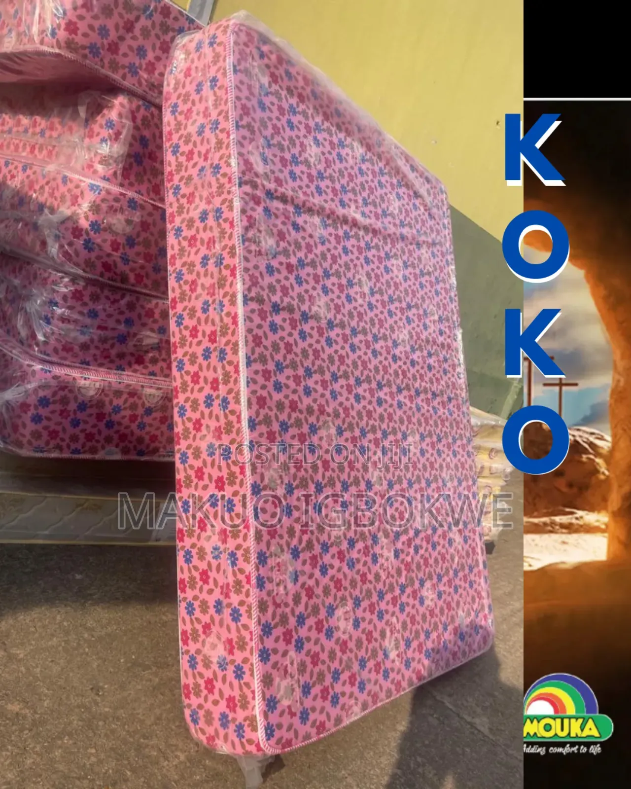 [Bn] Mouka Koko/Comfy 4.5 by 6 by 9inch 8inch Family Size Mattress