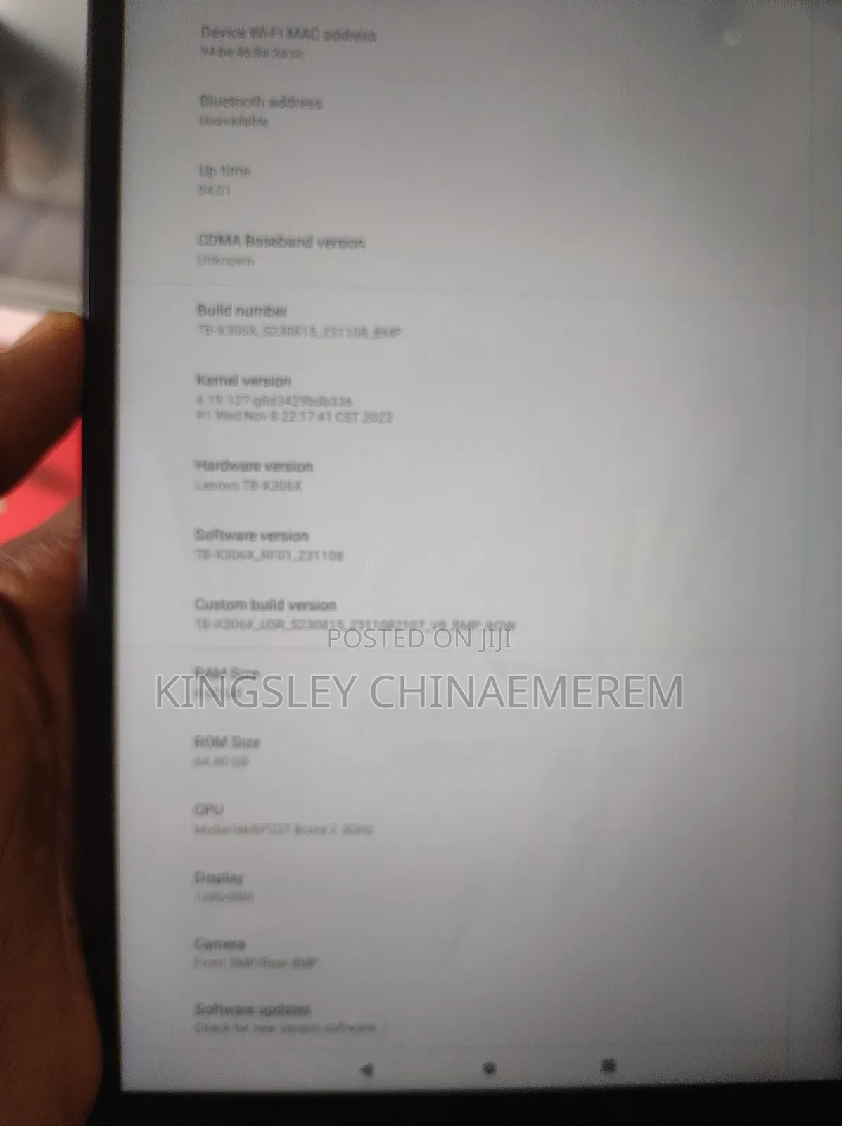 Lenovo Tab M10 HD Gen 2 64 GB Gray