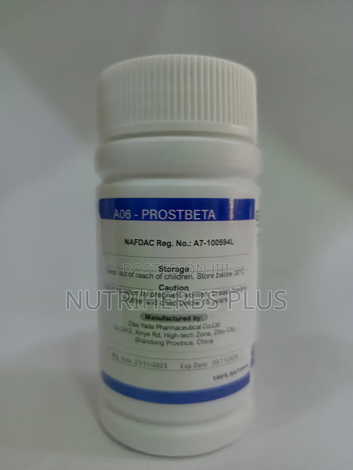 GHT Prostate Tablet Nafdac Approved for Prostate Treatment