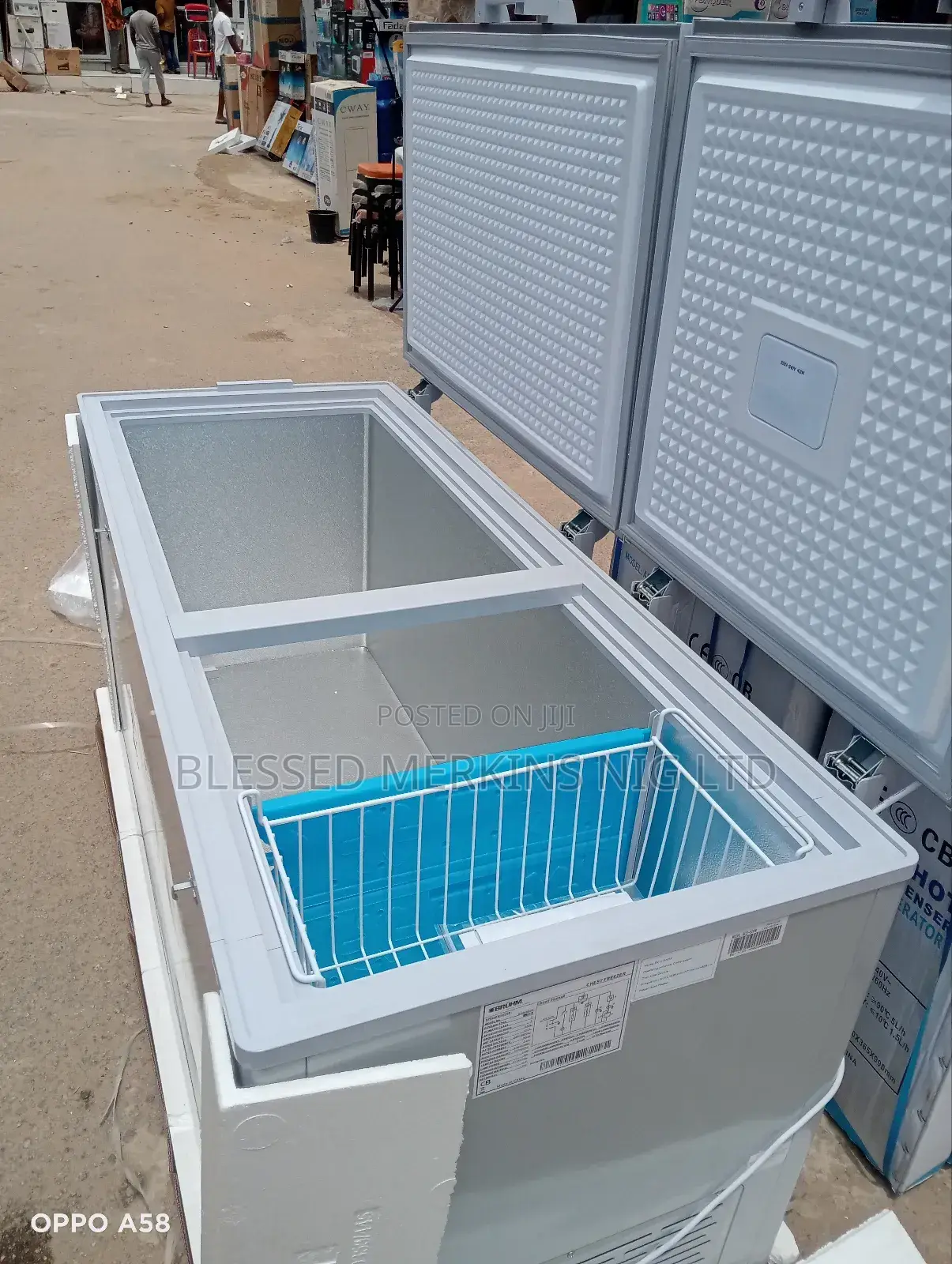 Bruhm Deep Freezer 500litres Double Door