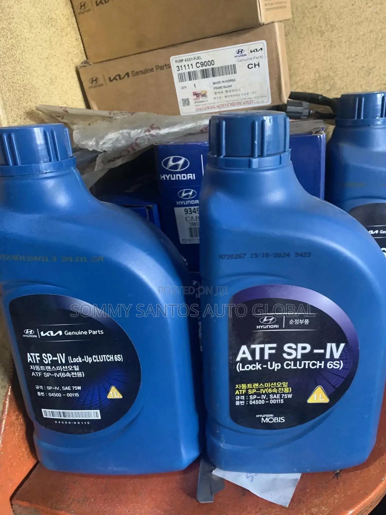 Genuine Hyundai and Kia Spiv Oils