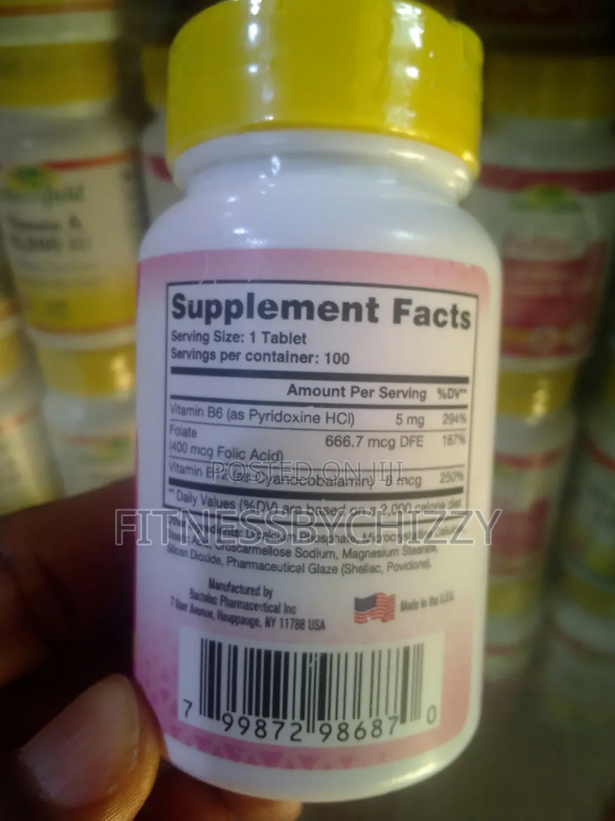 Nature's Field Folic Acid 400mg X 100 Tablets