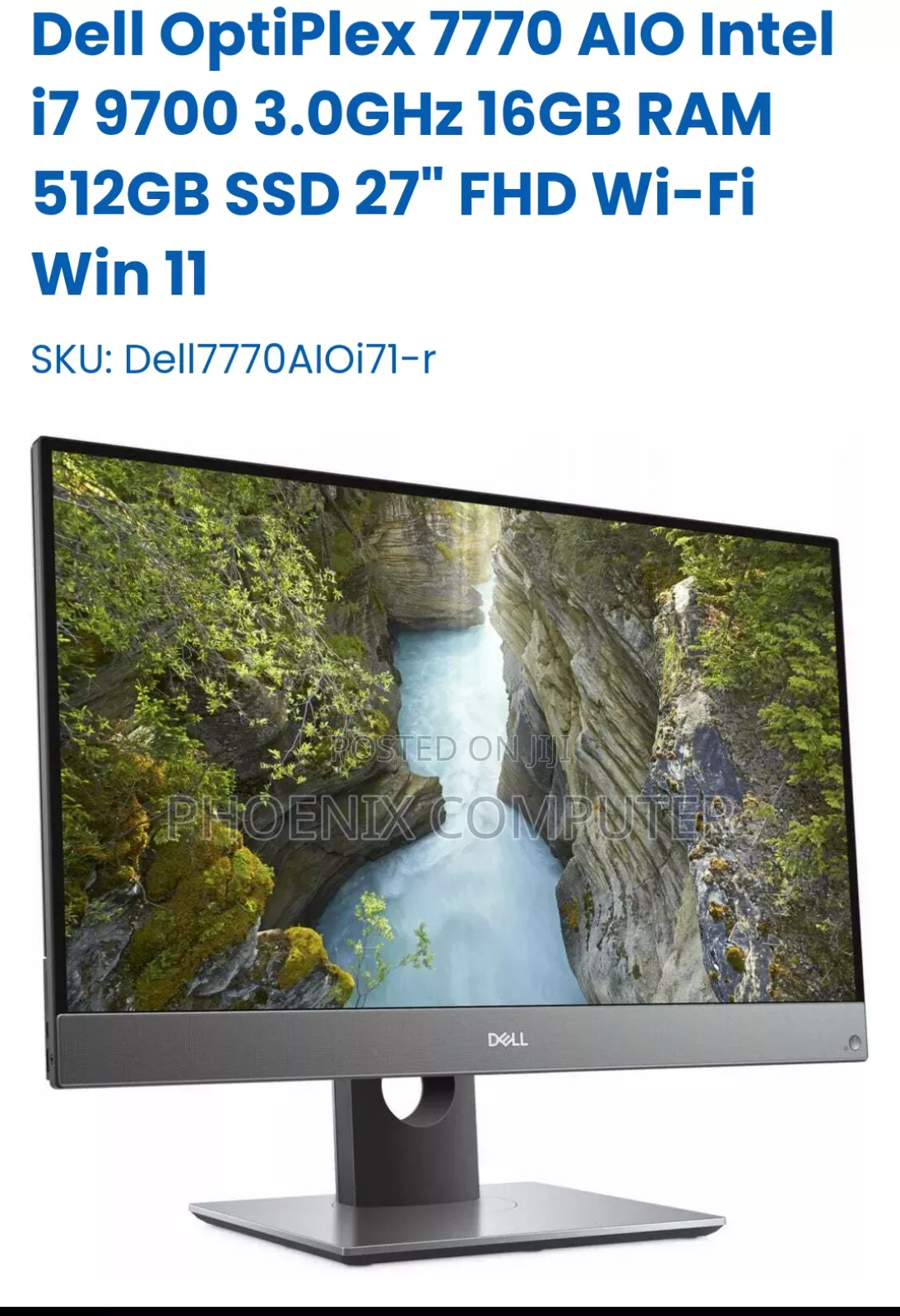Desktop Computer Dell 32GB Intel Core I5 SSD 512GB