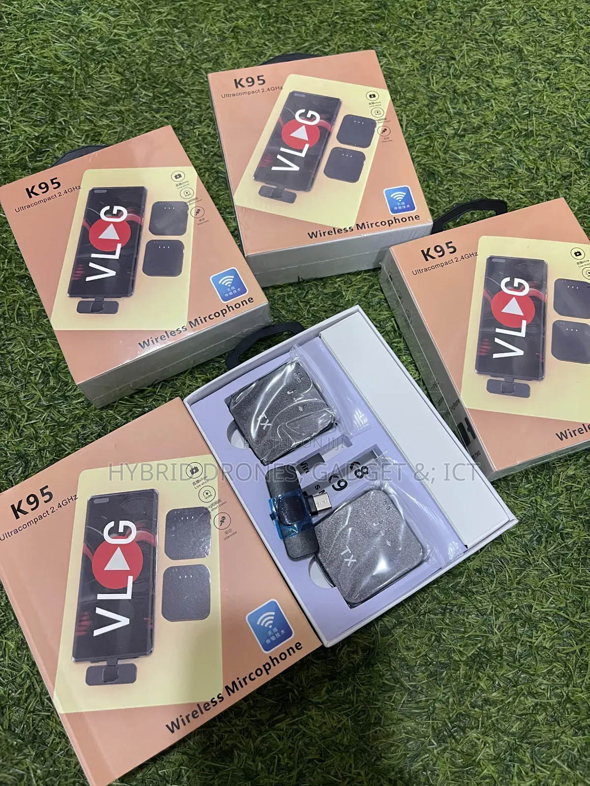  Vlog Content Wireless Mic for Video Podcast iPhone/And